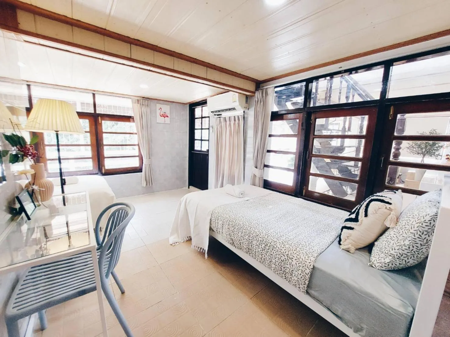 Bed in Green Riverside Homestay