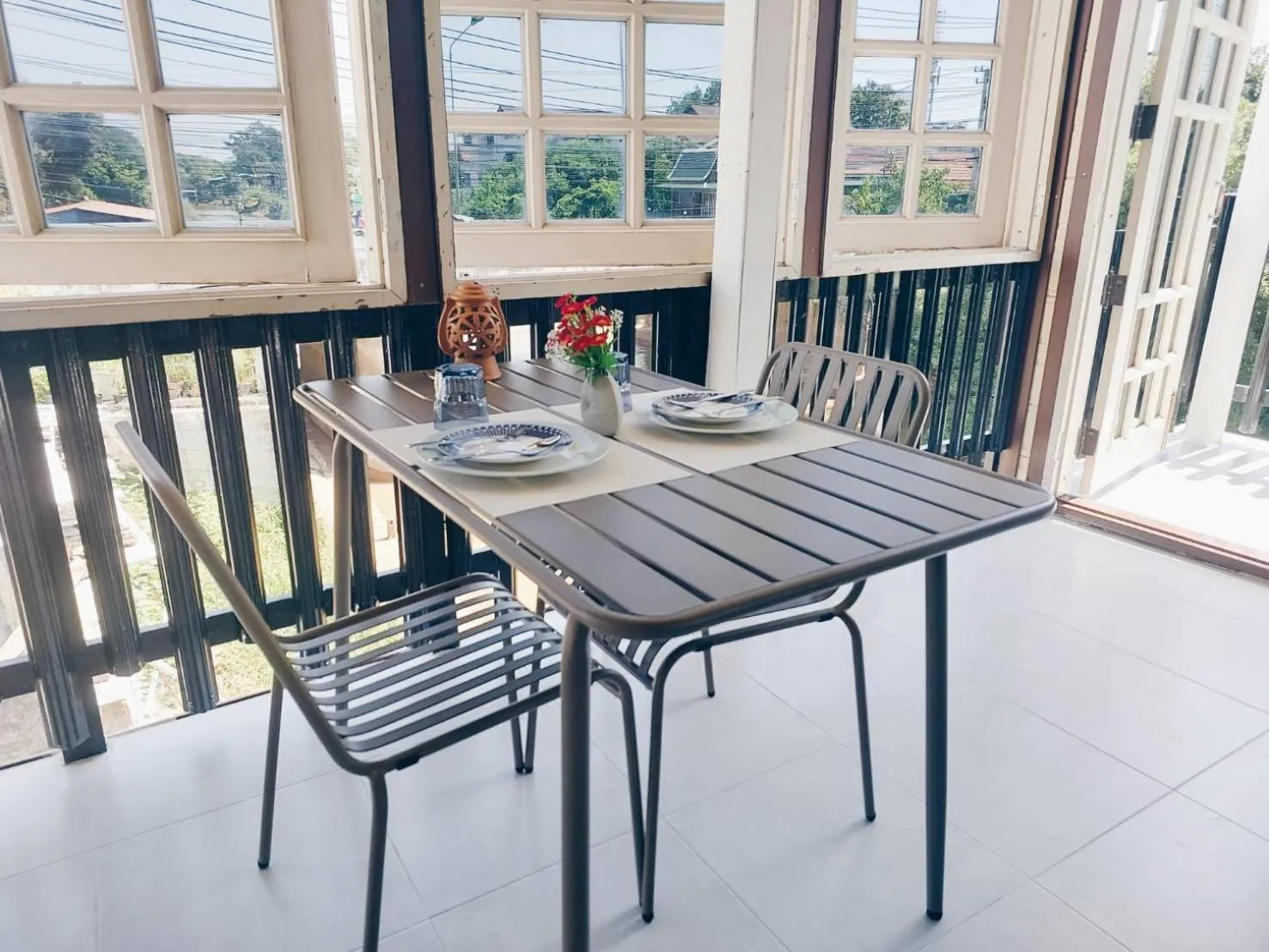 Patio in Green Riverside Homestay