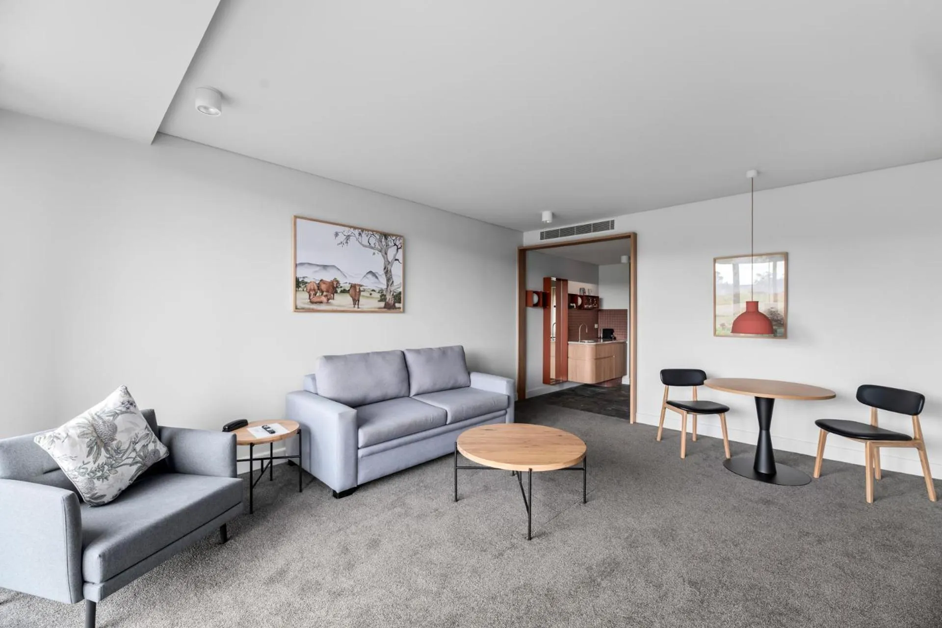 Living room in Balgownie Estate Yarra Valley