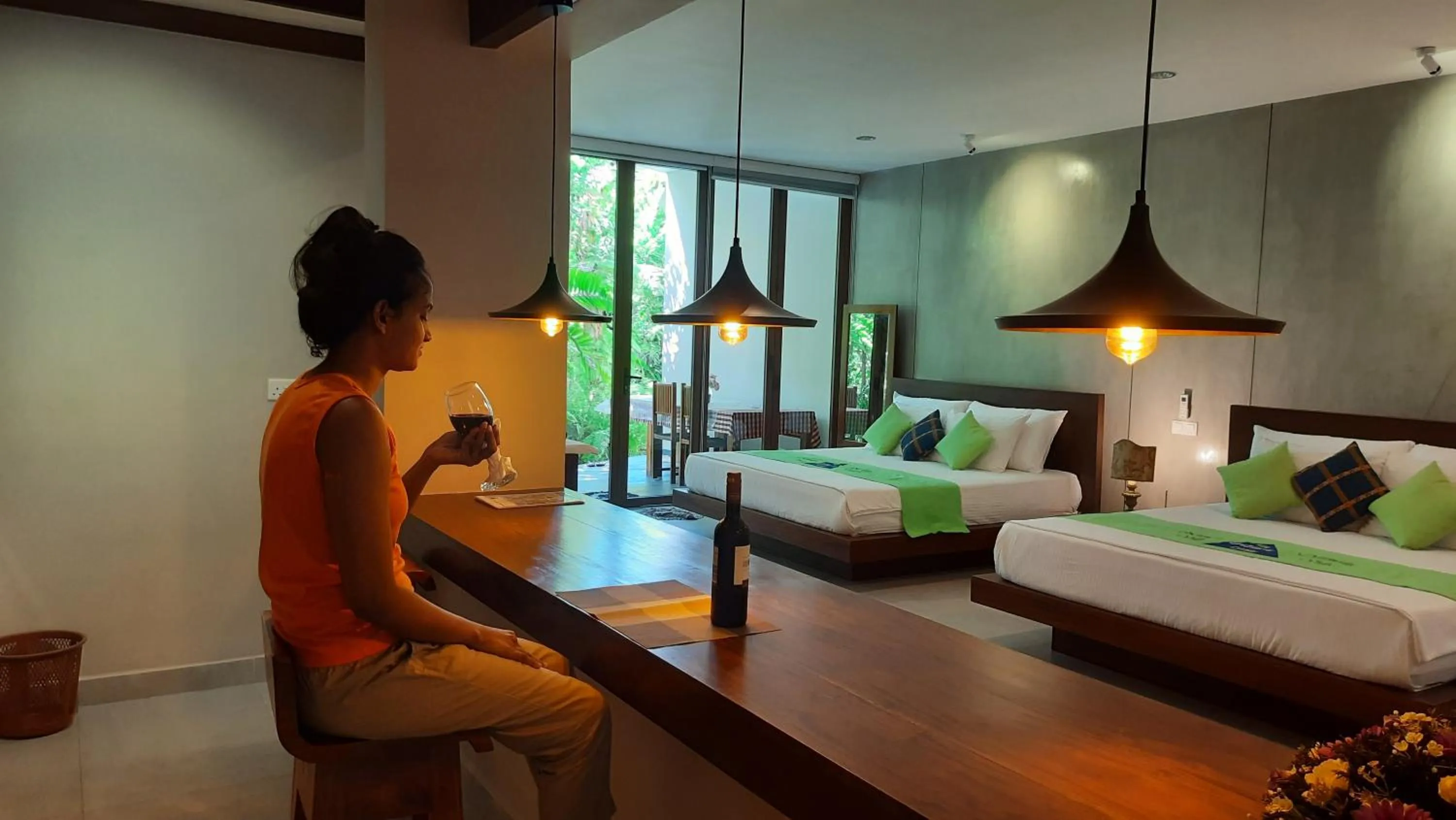 Bed in Nirmala Villa