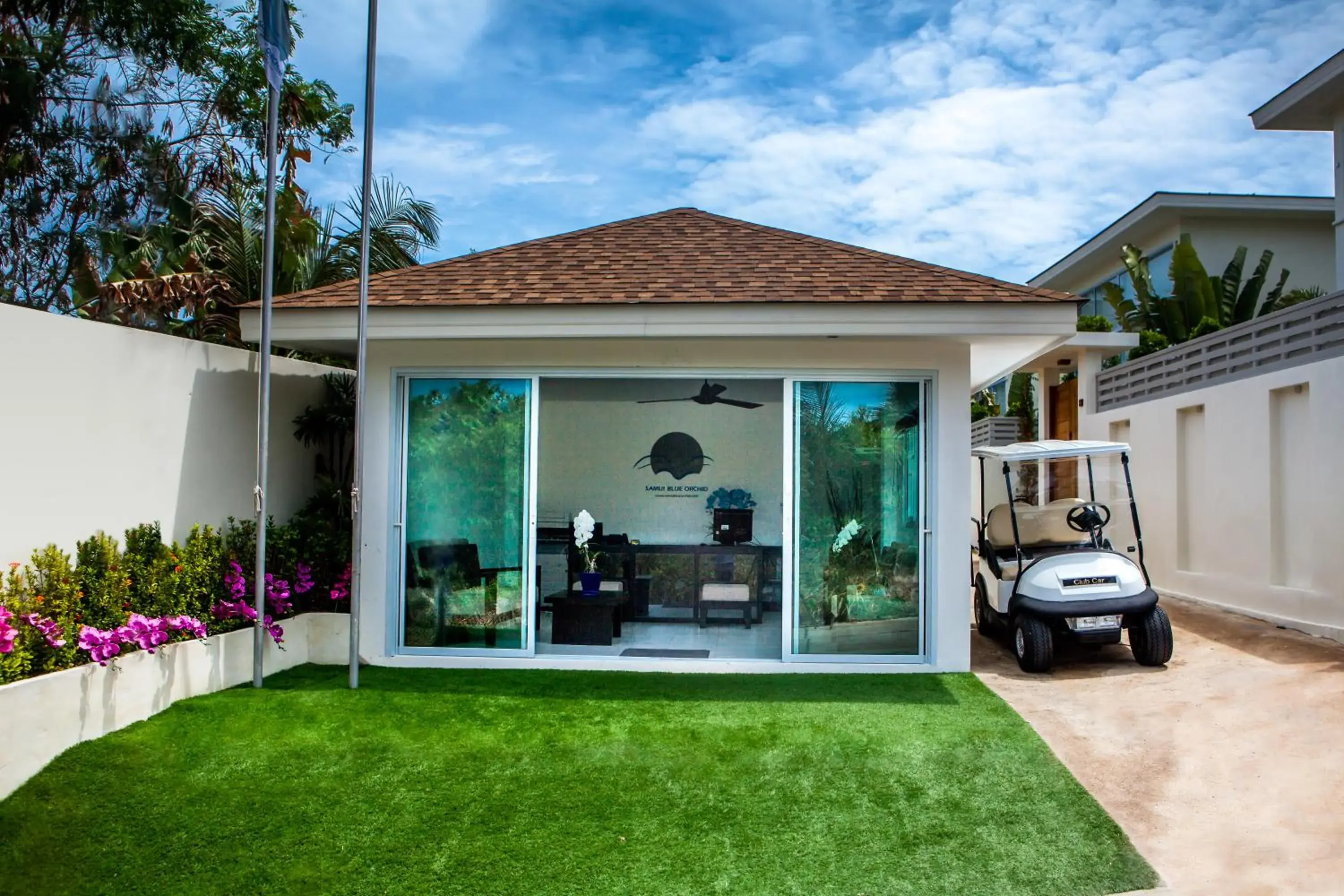 Lobby or reception in Samui Blue Orchid - Adult Only Lobby or reception in Samui Blue Orchid - Adult Only