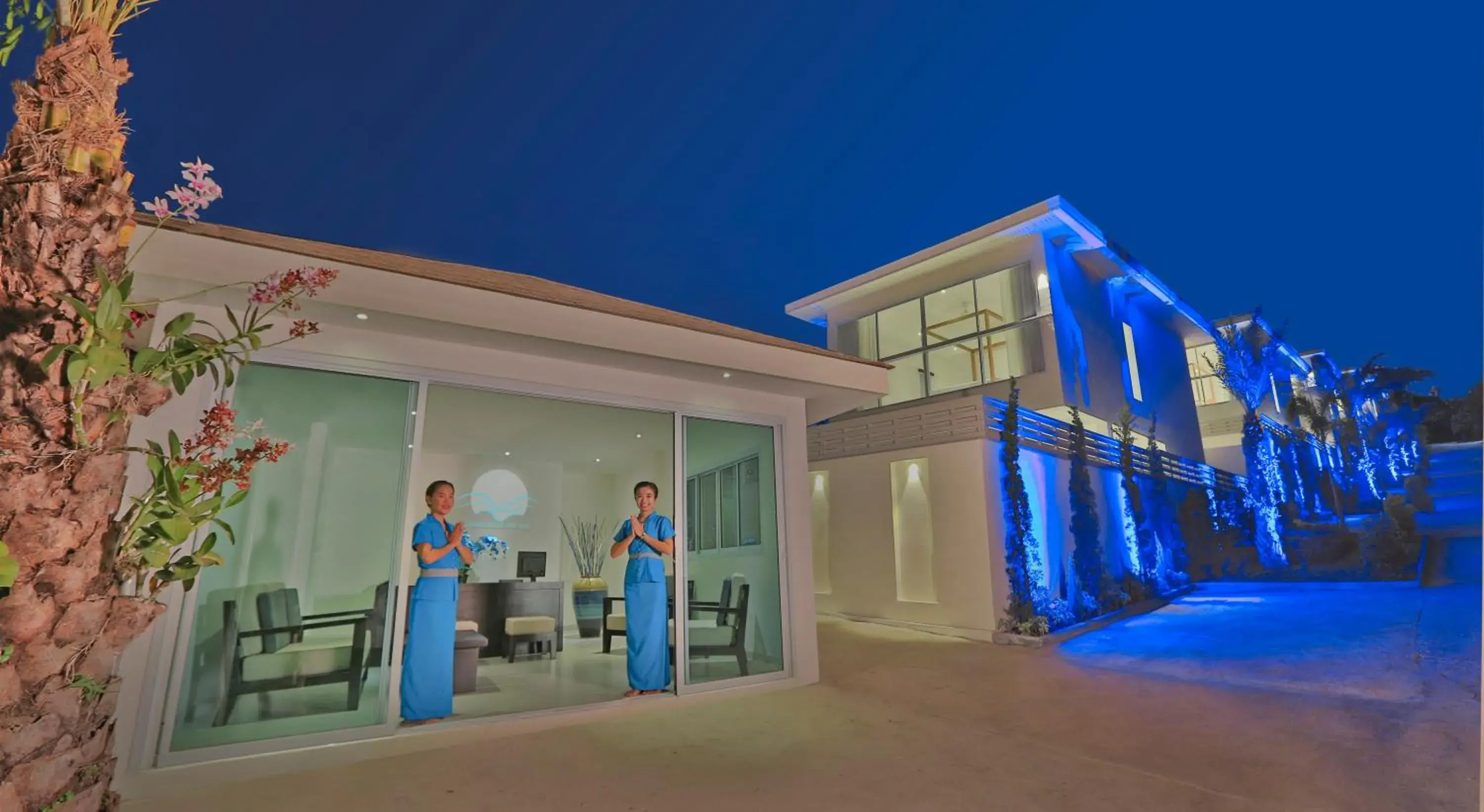 Lobby or reception in Samui Blue Orchid - Adult Only Lobby or reception in Samui Blue Orchid - Adult Only