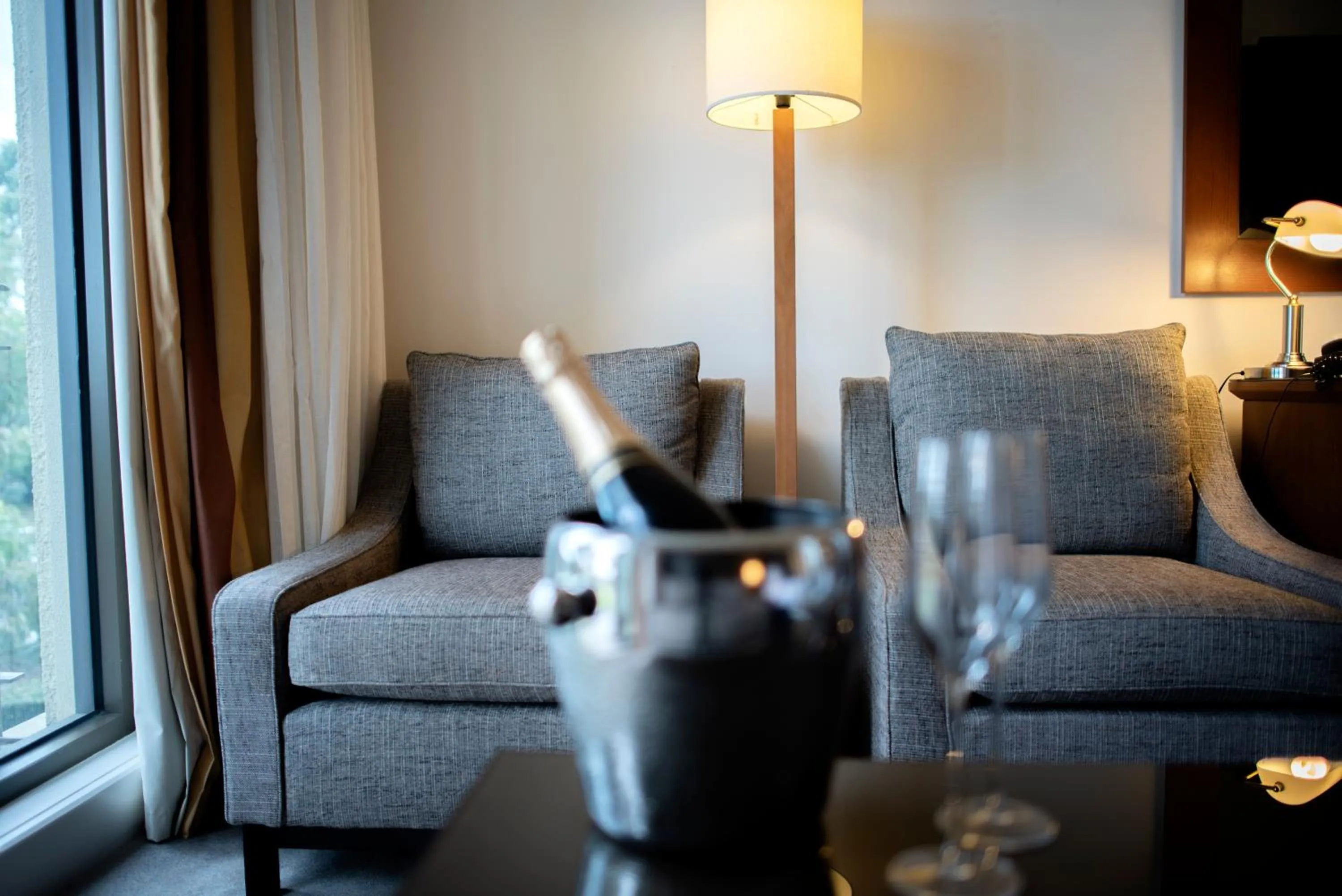 Seating area in Yarra Valley Lodge