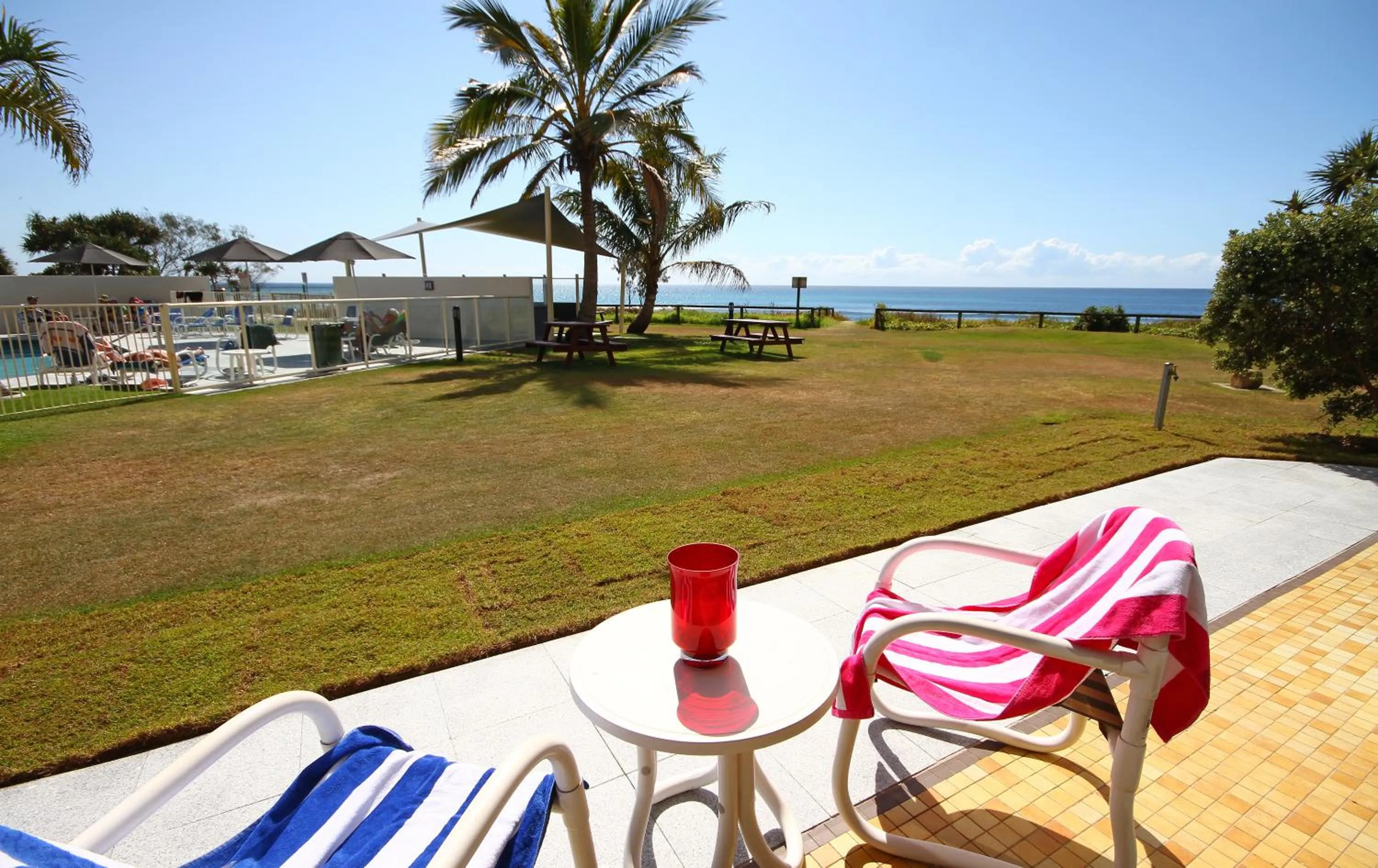 Balcony/Terrace in San Simeon Beachfront Apartments Tugun