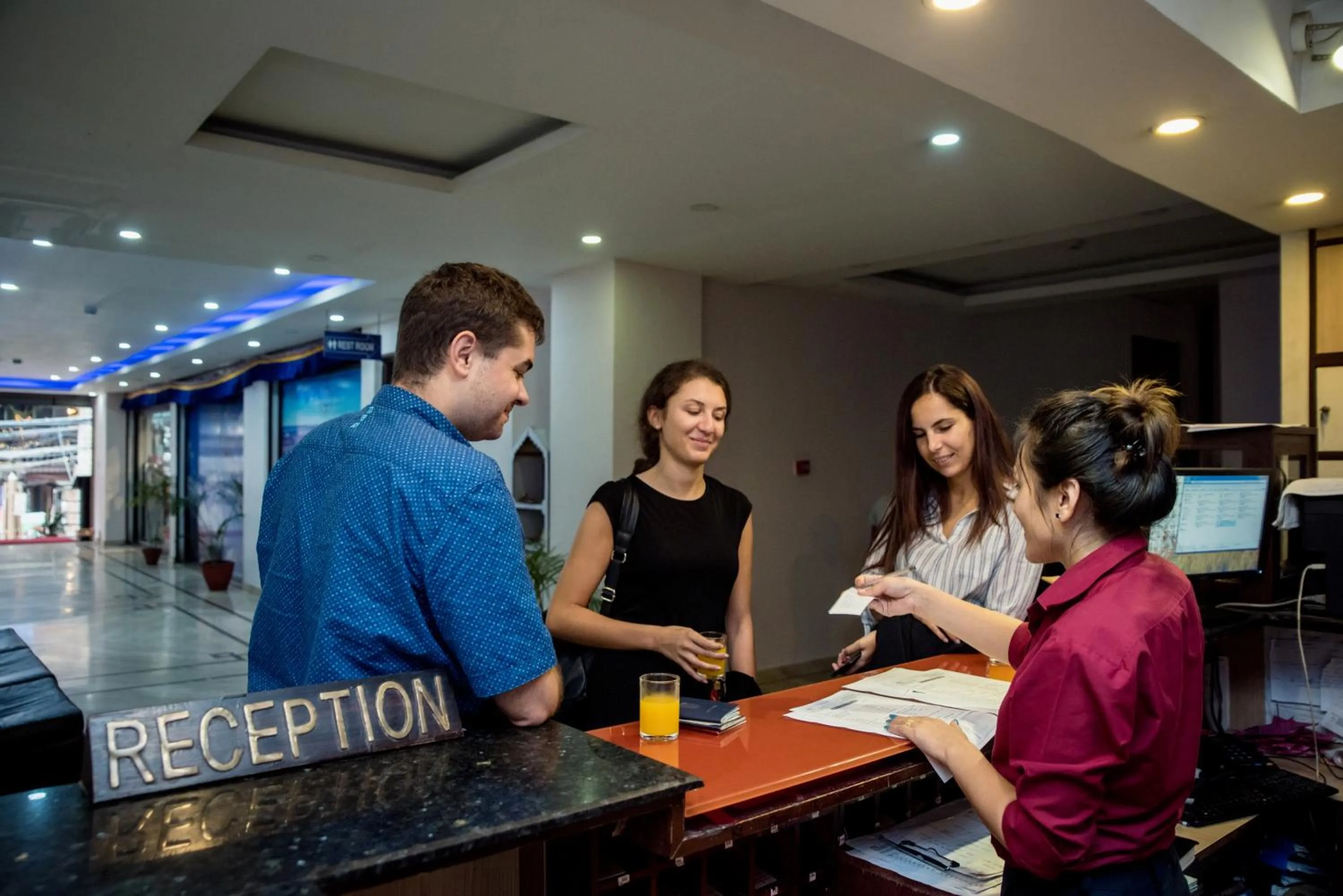 Lobby or reception in The Address Kathmandu Hotel