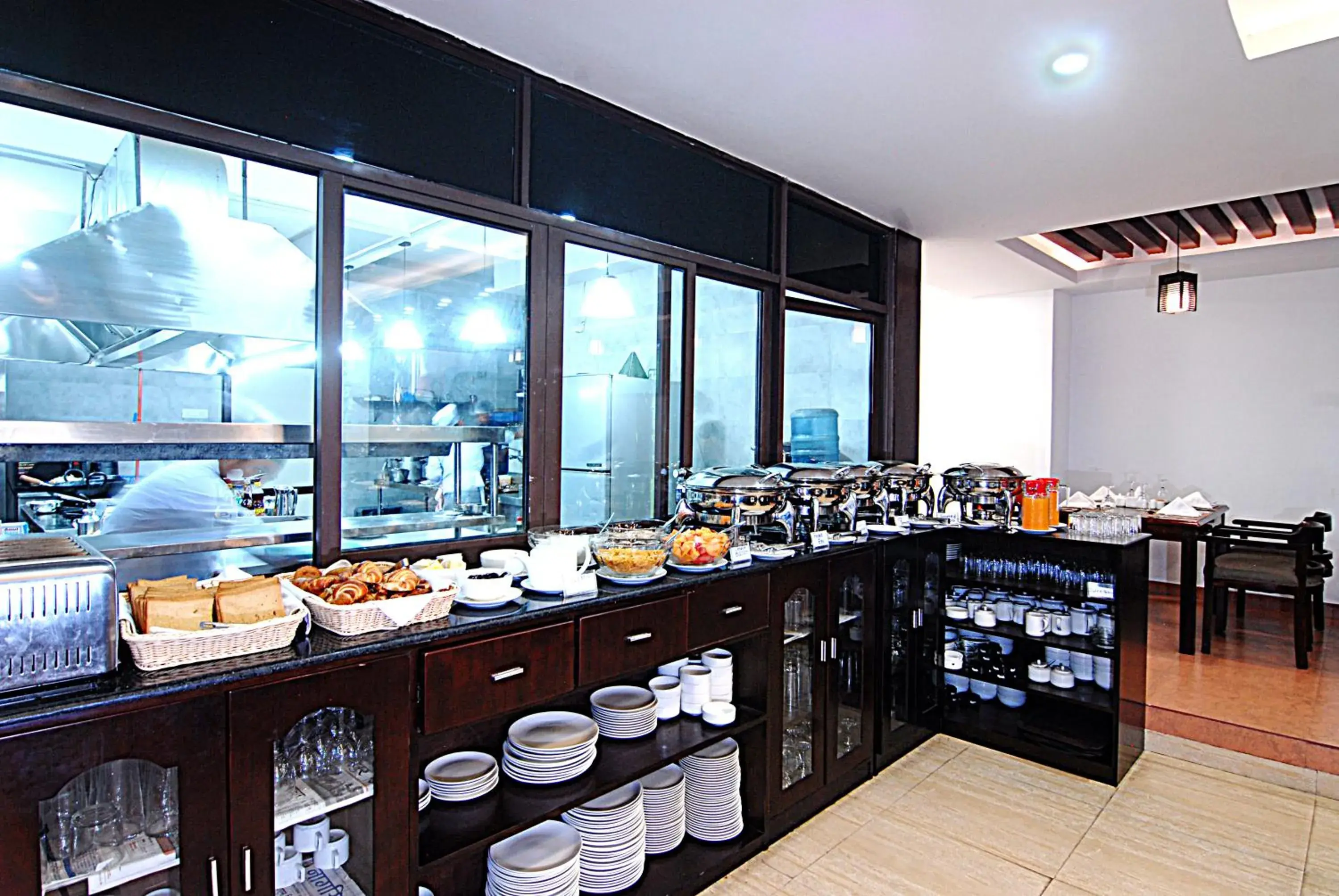 Buffet breakfast in The Address Kathmandu Hotel Buffet breakfast in The Address Kathmandu Hotel