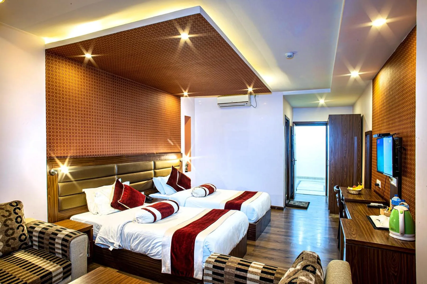 Bedroom, Bed in The Address Kathmandu Hotel