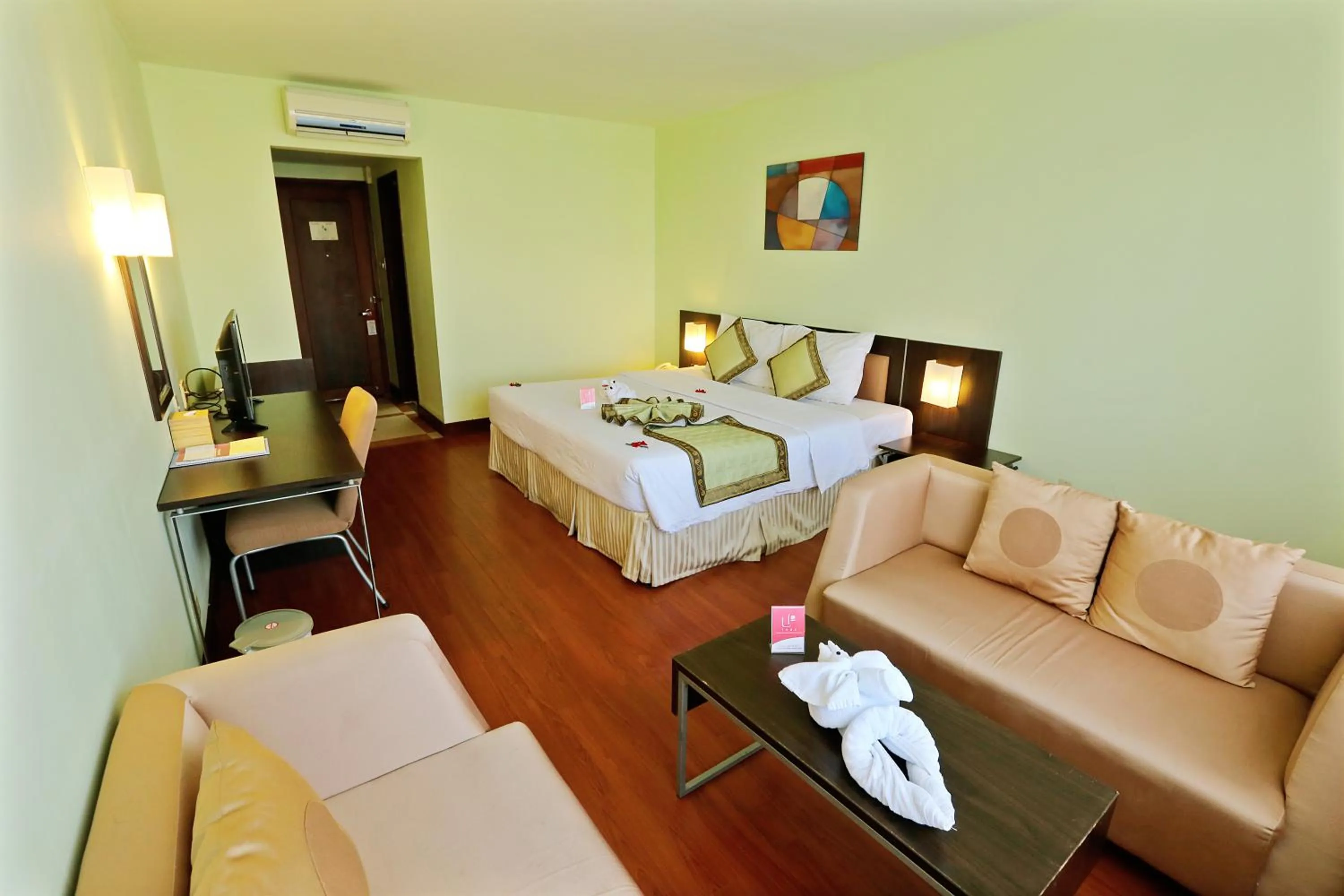 Bed in Park View Hotel