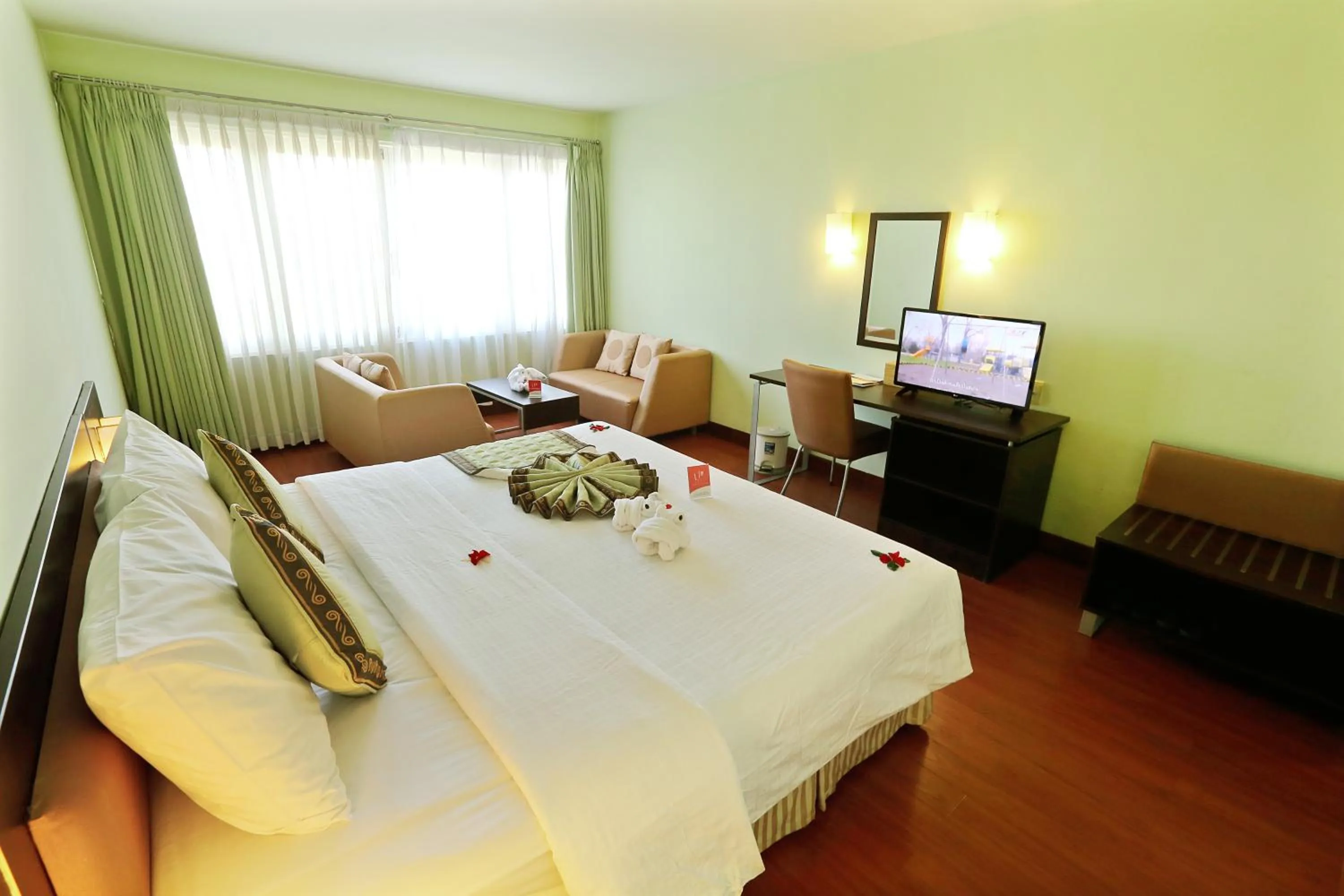 Bed in Park View Hotel