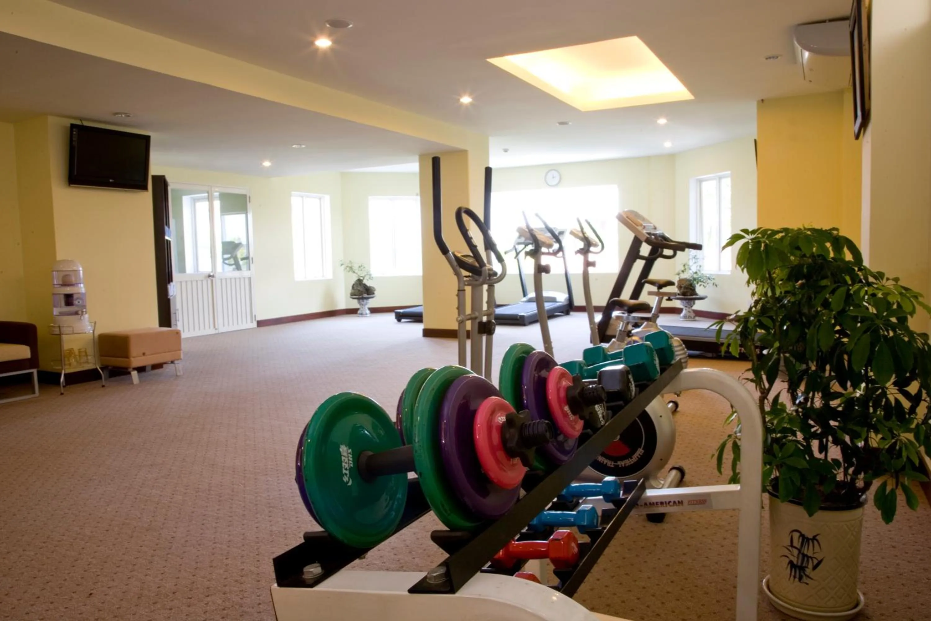 Fitness centre/facilities in Park View Hotel