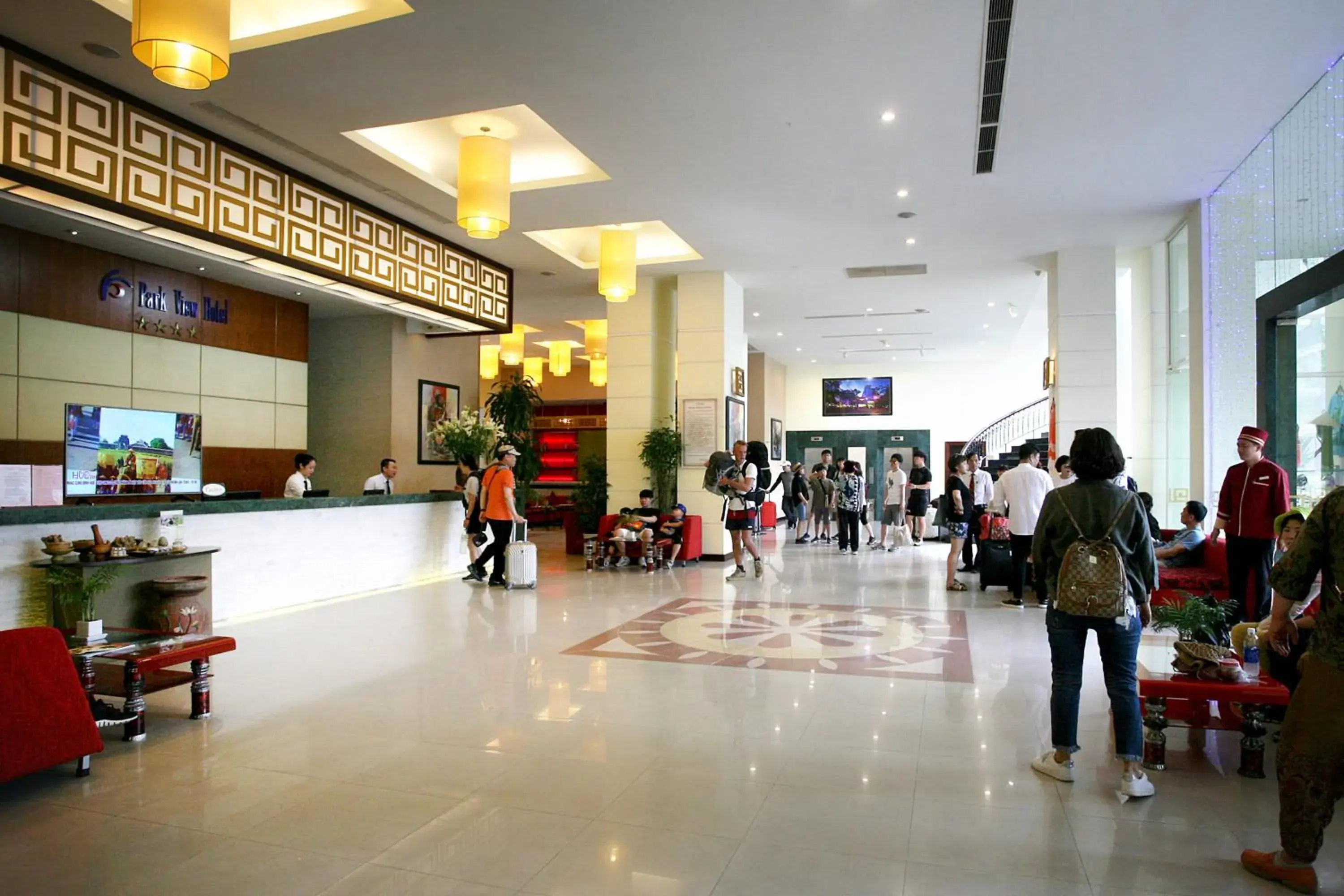 group of guests in Park View Hotel group of guests in Park View Hotel