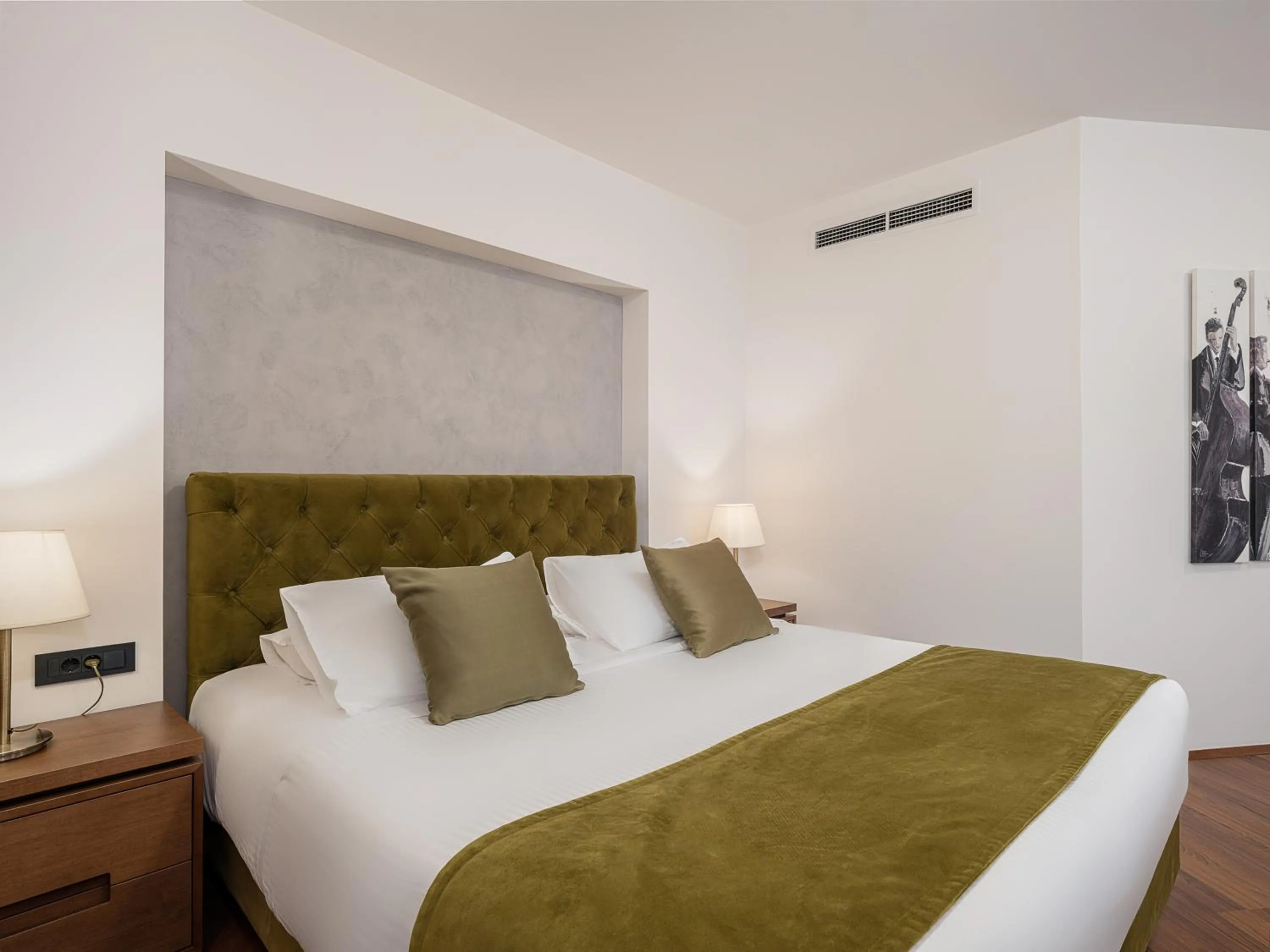 Bed in Civitel Akali Hotel