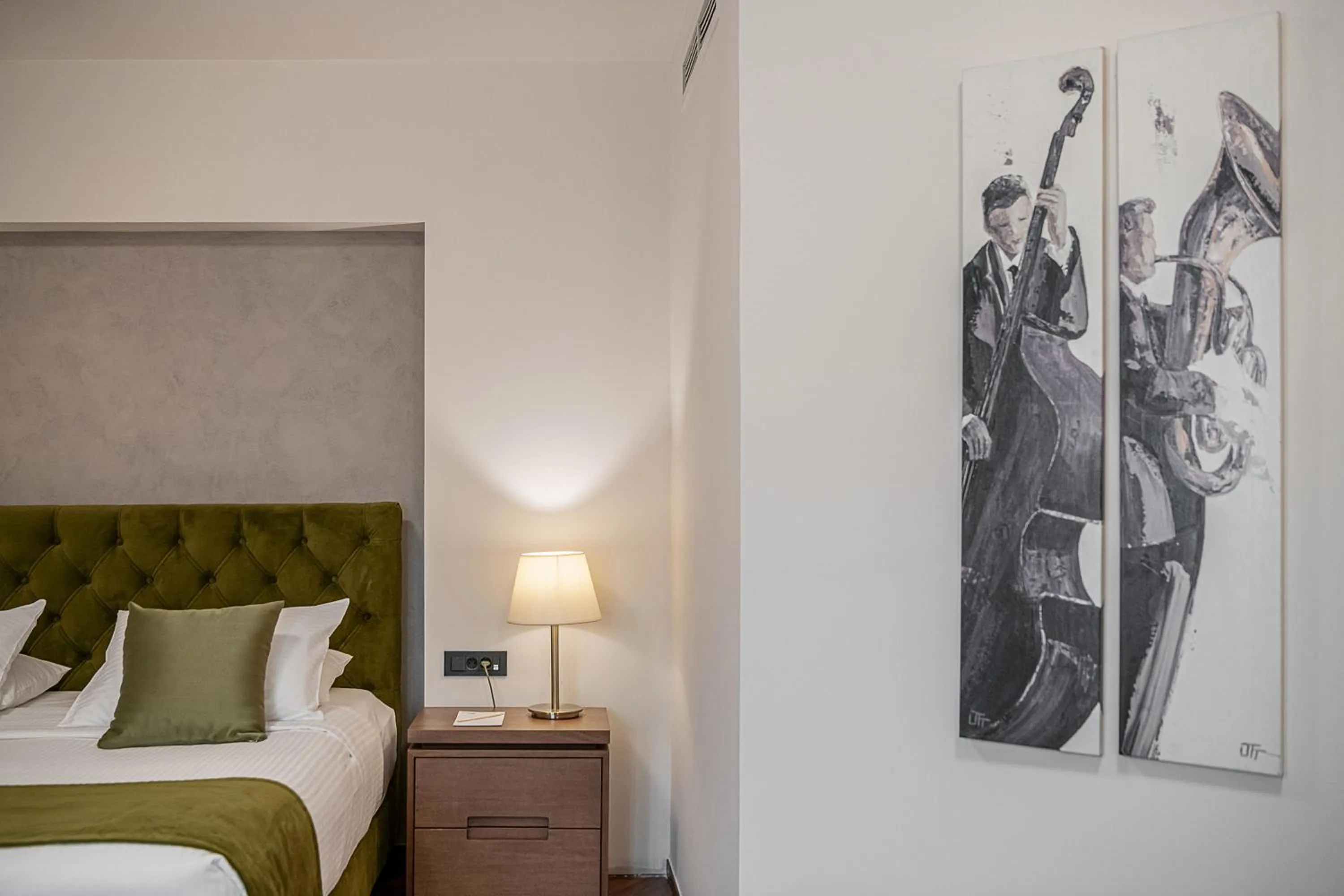 Bed in Civitel Akali Hotel