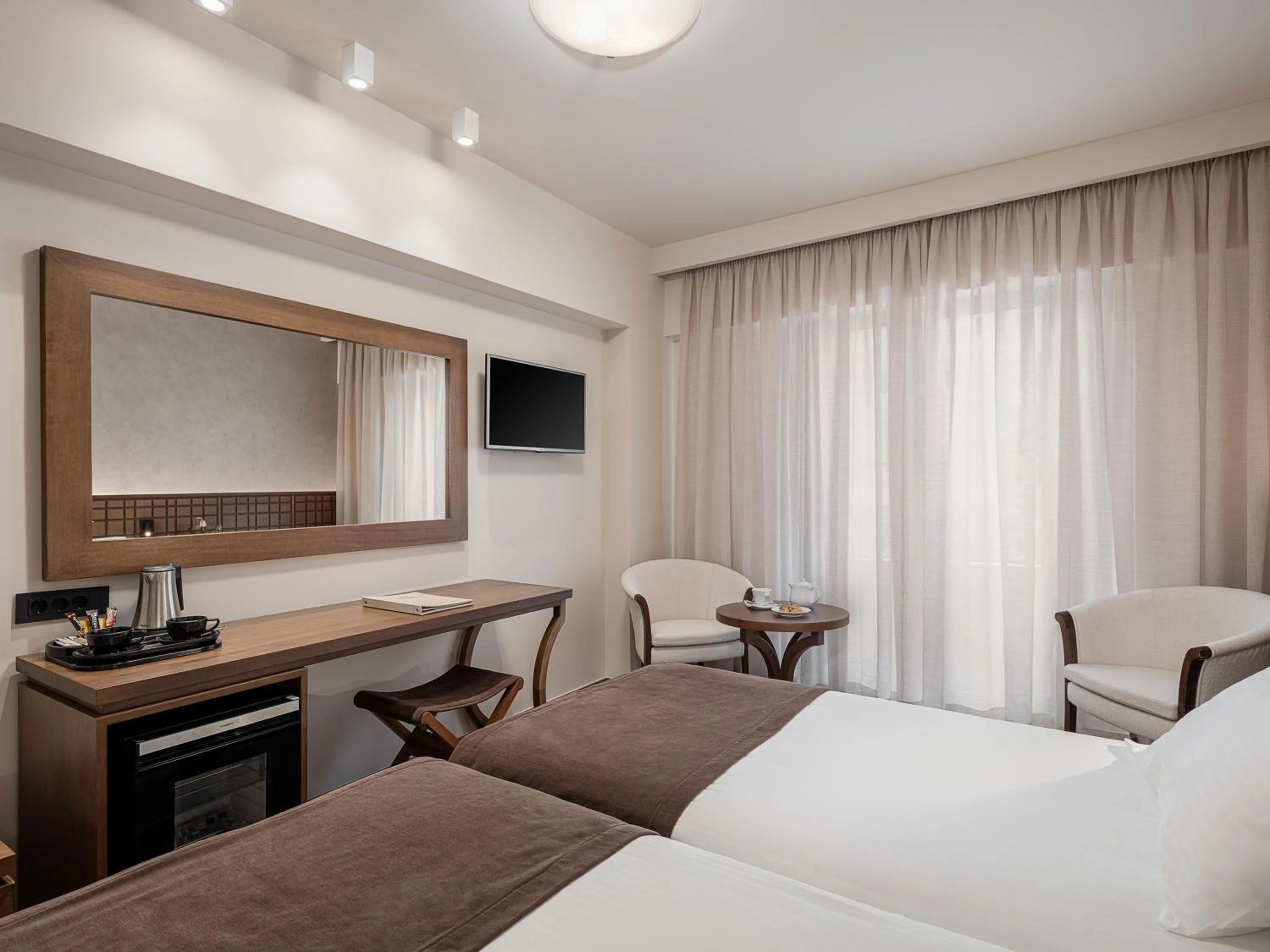 Bed in Civitel Akali Hotel