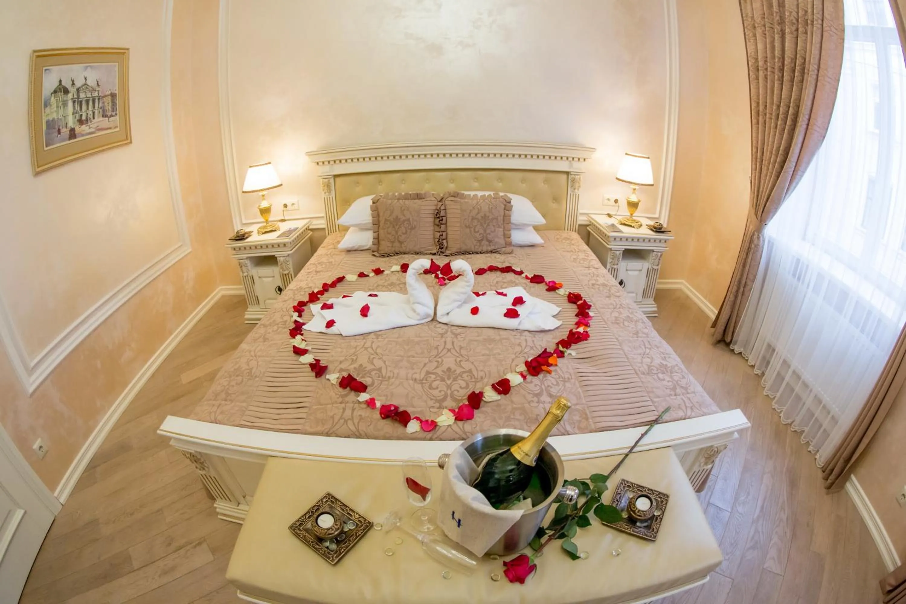 Decorative detail, Bed in Apart-hotel Horowitz