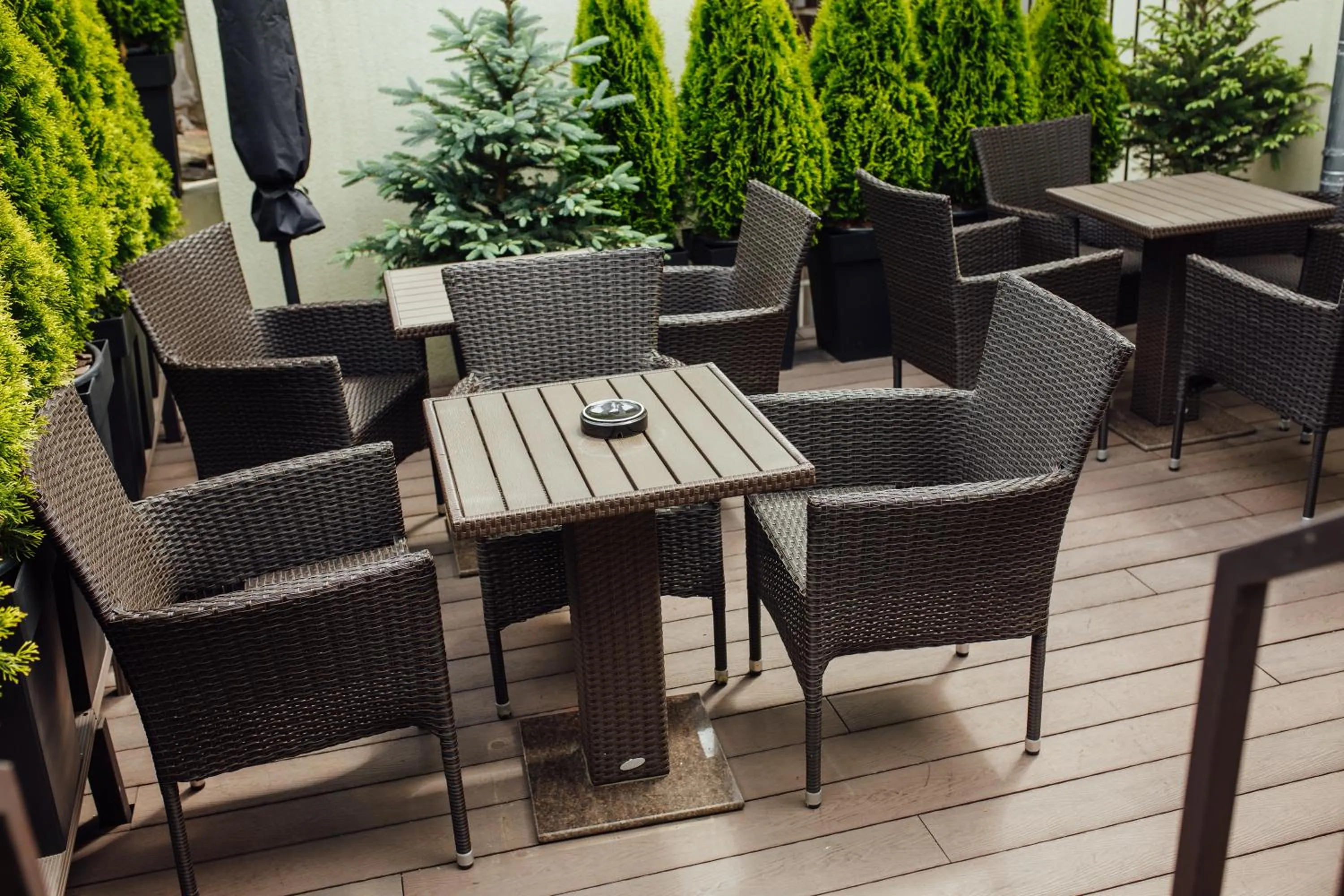 Patio in Apart-hotel Horowitz