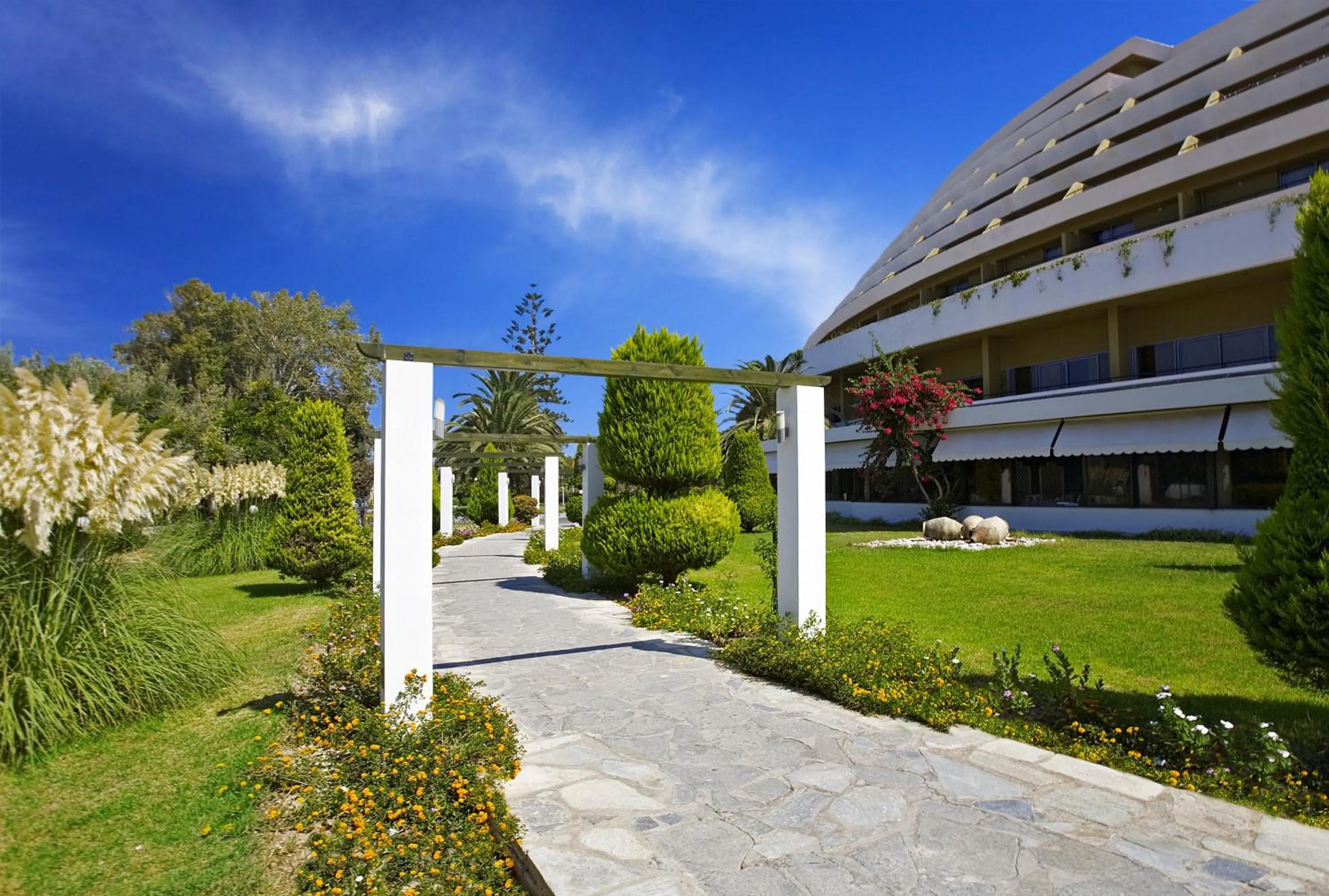 Facade/entrance in Olympic Palace Hotel
