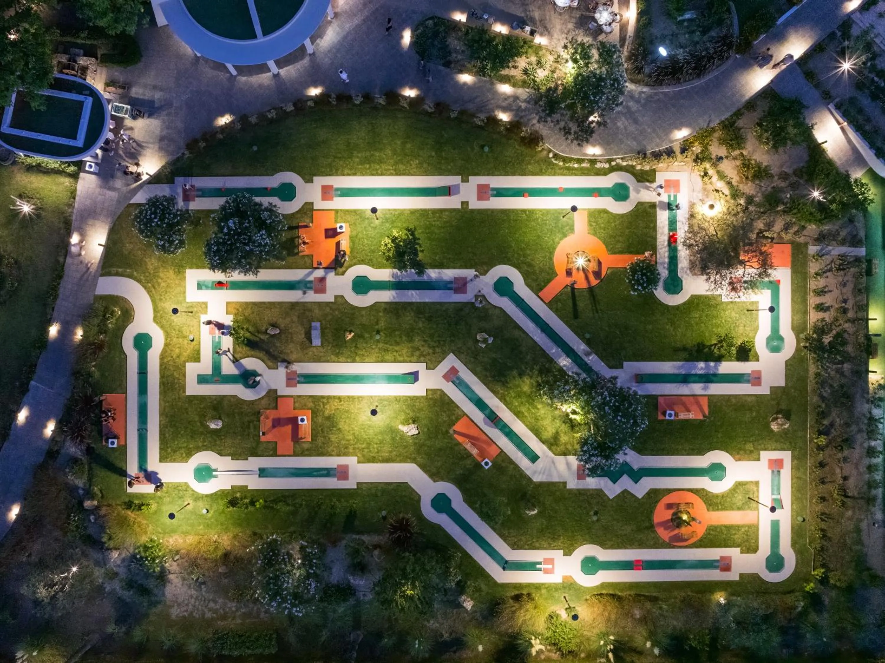 Minigolf in Olympic Palace Hotel