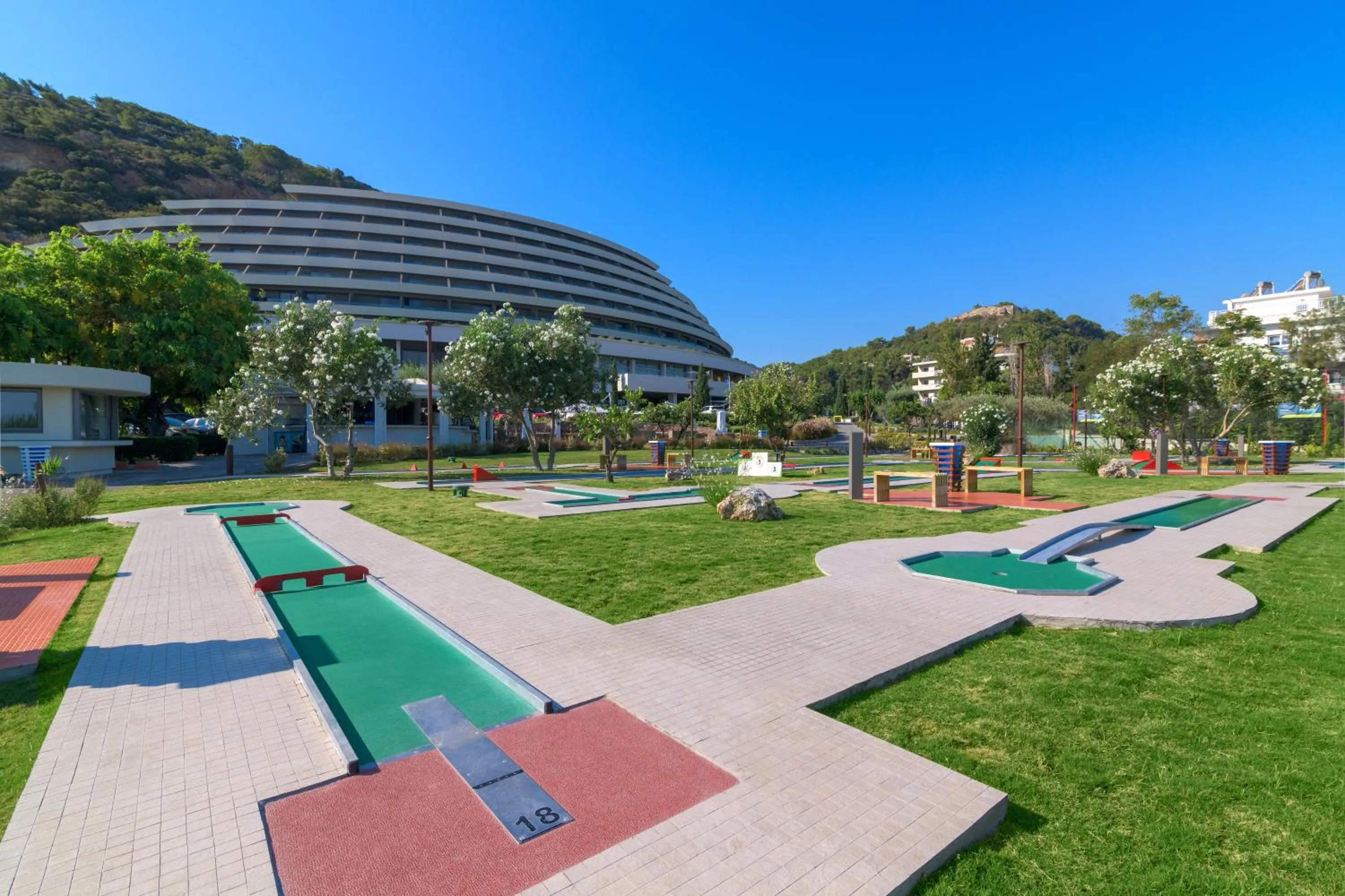 Minigolf in Olympic Palace Hotel