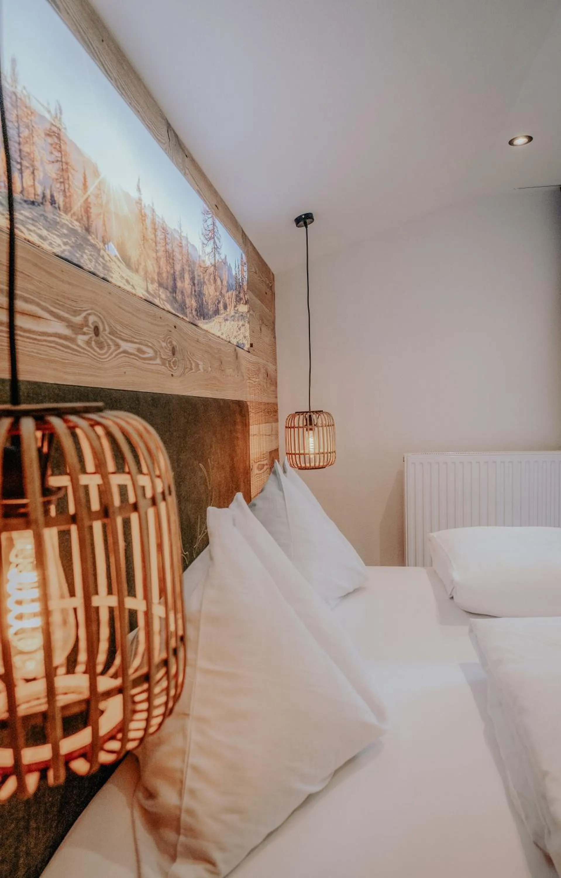 Bed in Frühstückspension Friedheim