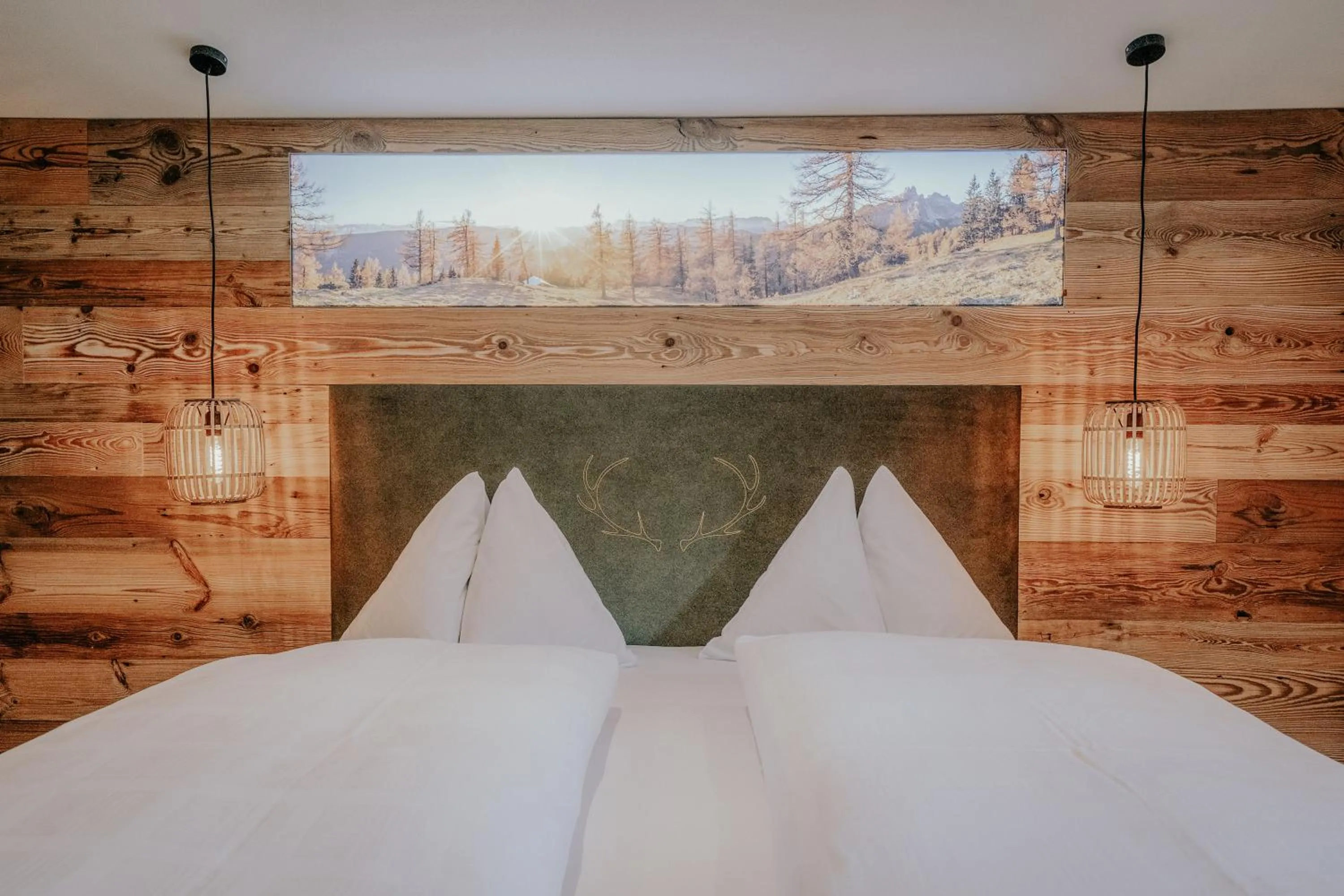 Bed in Frühstückspension Friedheim