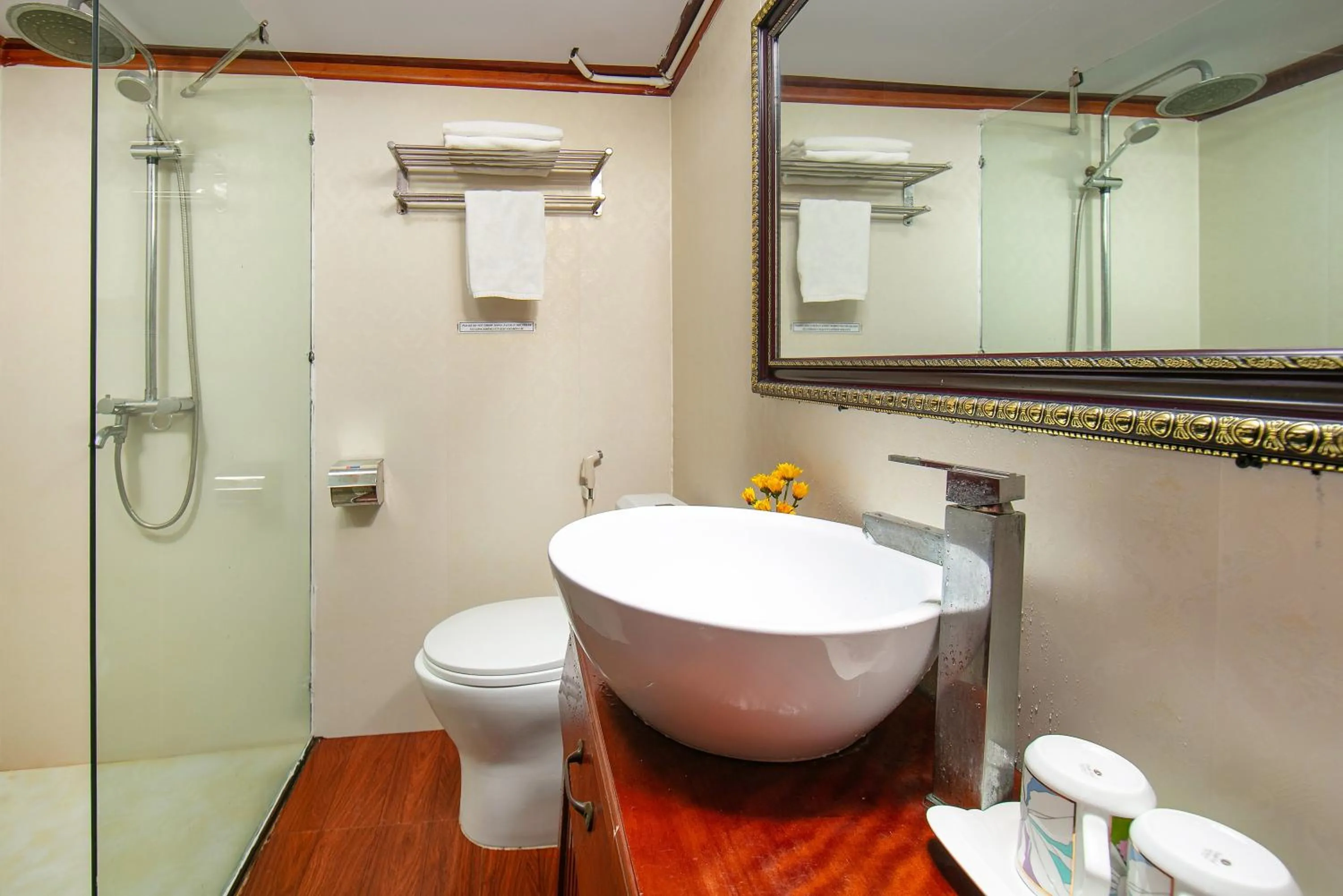 Shower in Fantasea Imperial Cruise