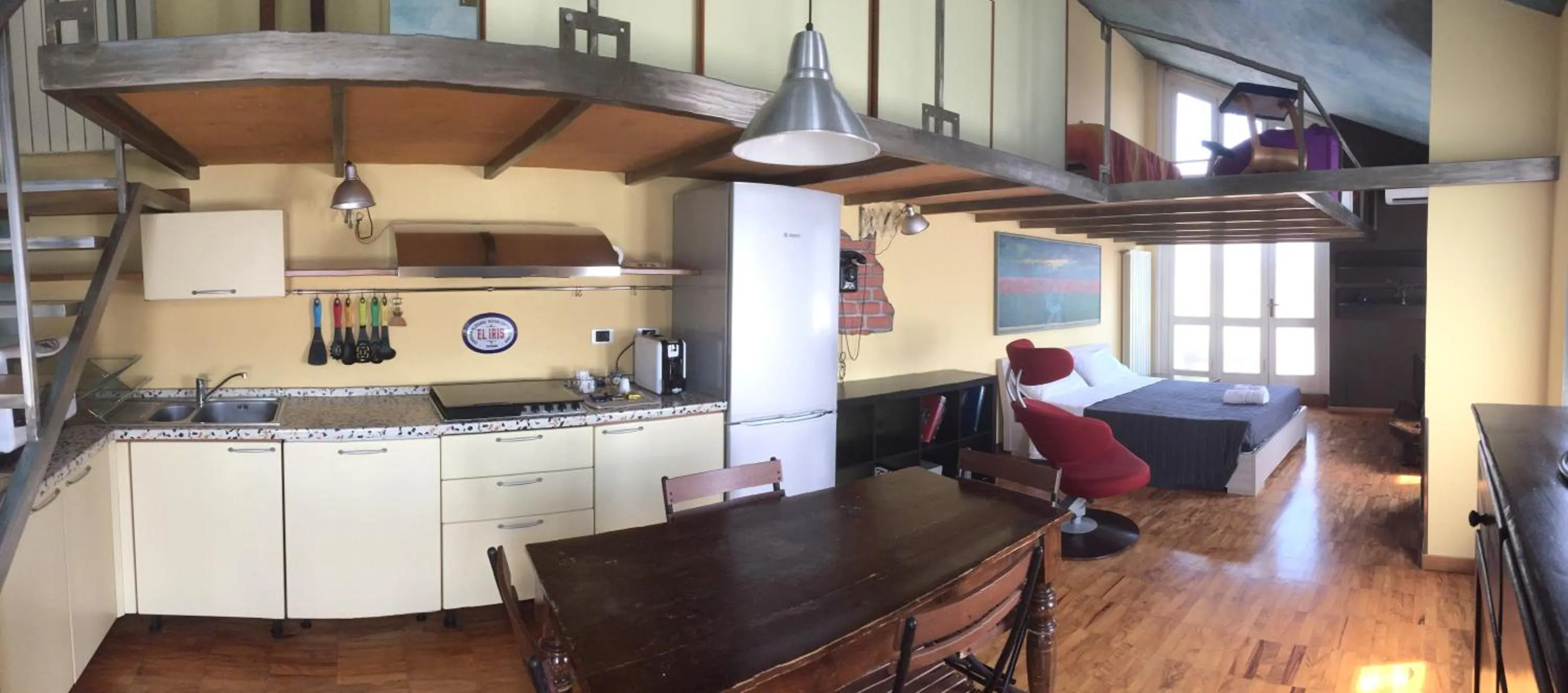 Kitchen or kitchenette in B&B Treviglio