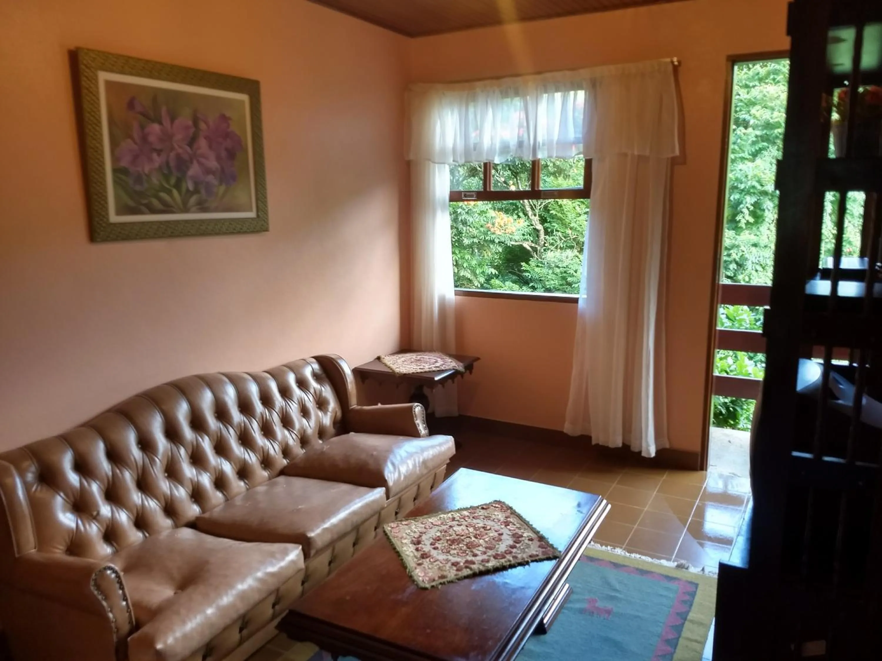 Living room in Pousada Pedra da Gávea