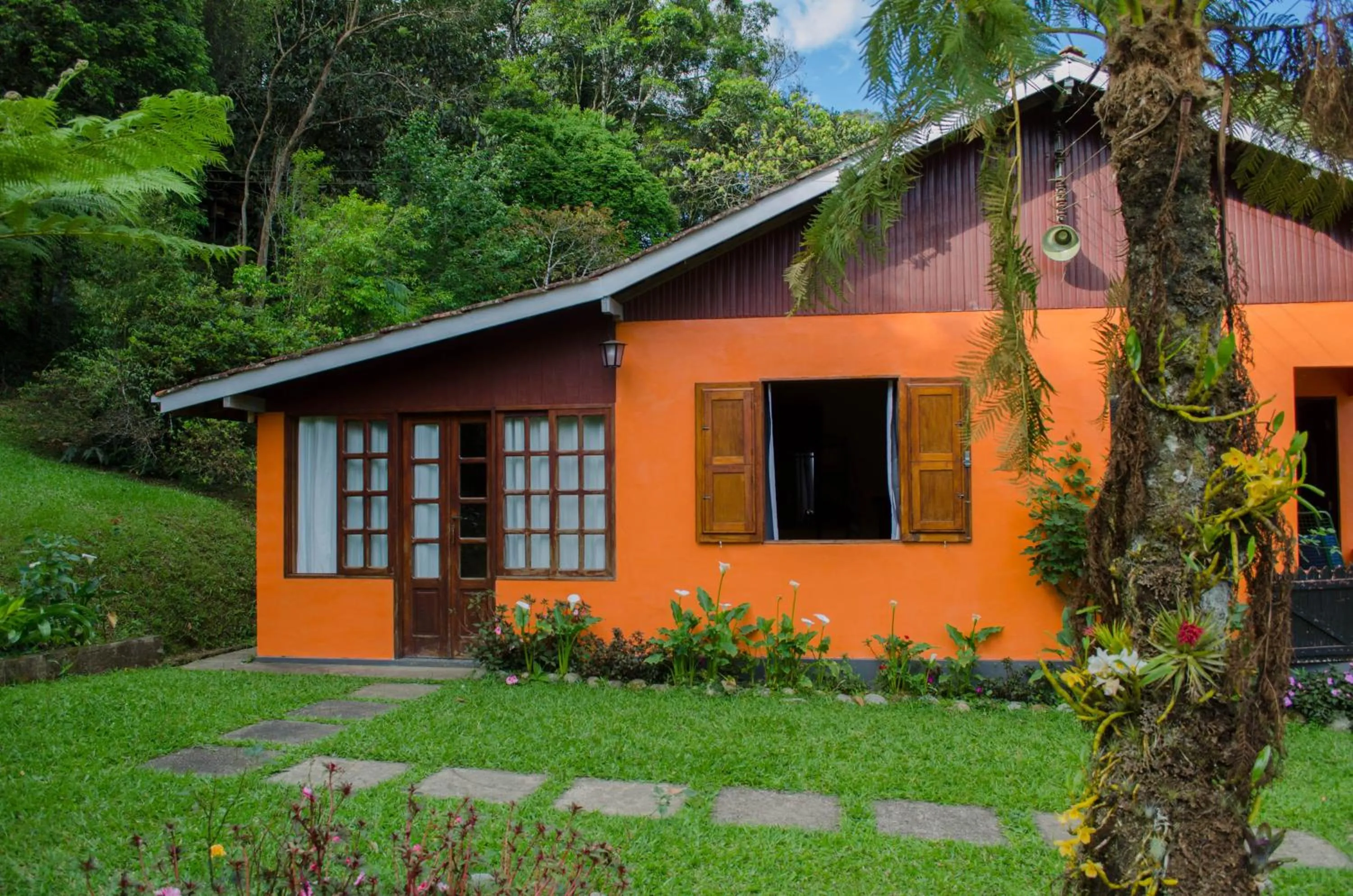 Garden in Pousada Pedra da Gávea