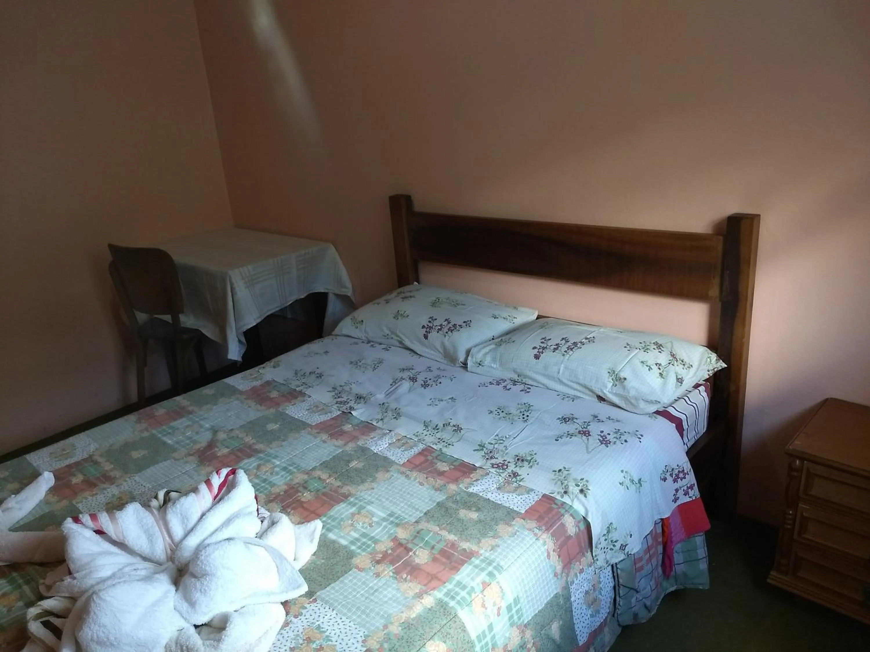 Bed in Pousada Pedra da Gávea