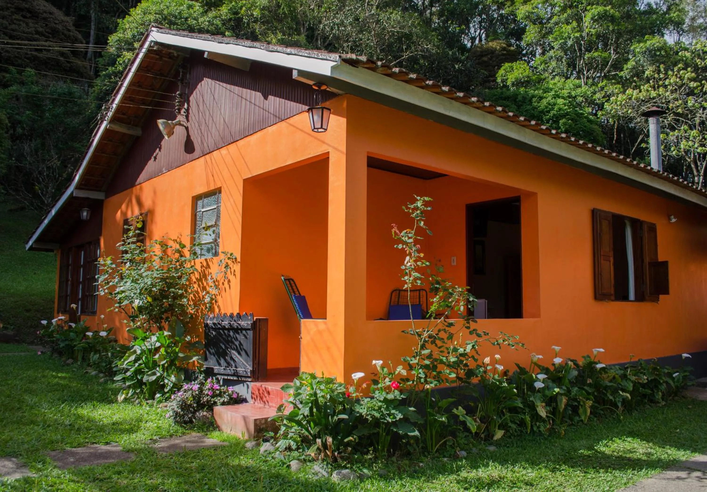 Patio in Pousada Pedra da Gávea