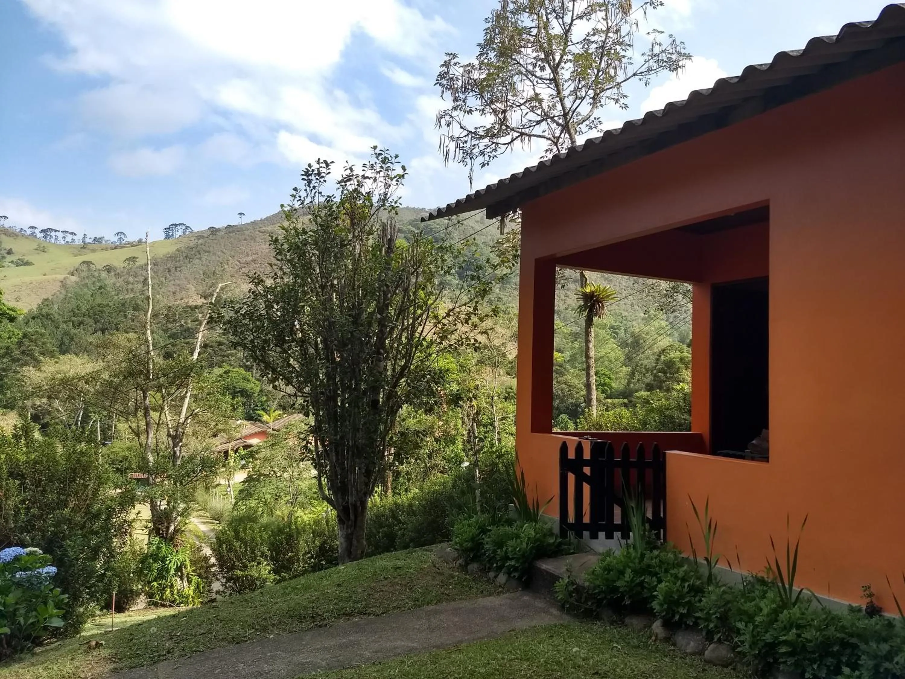 Garden view in Pousada Pedra da Gávea