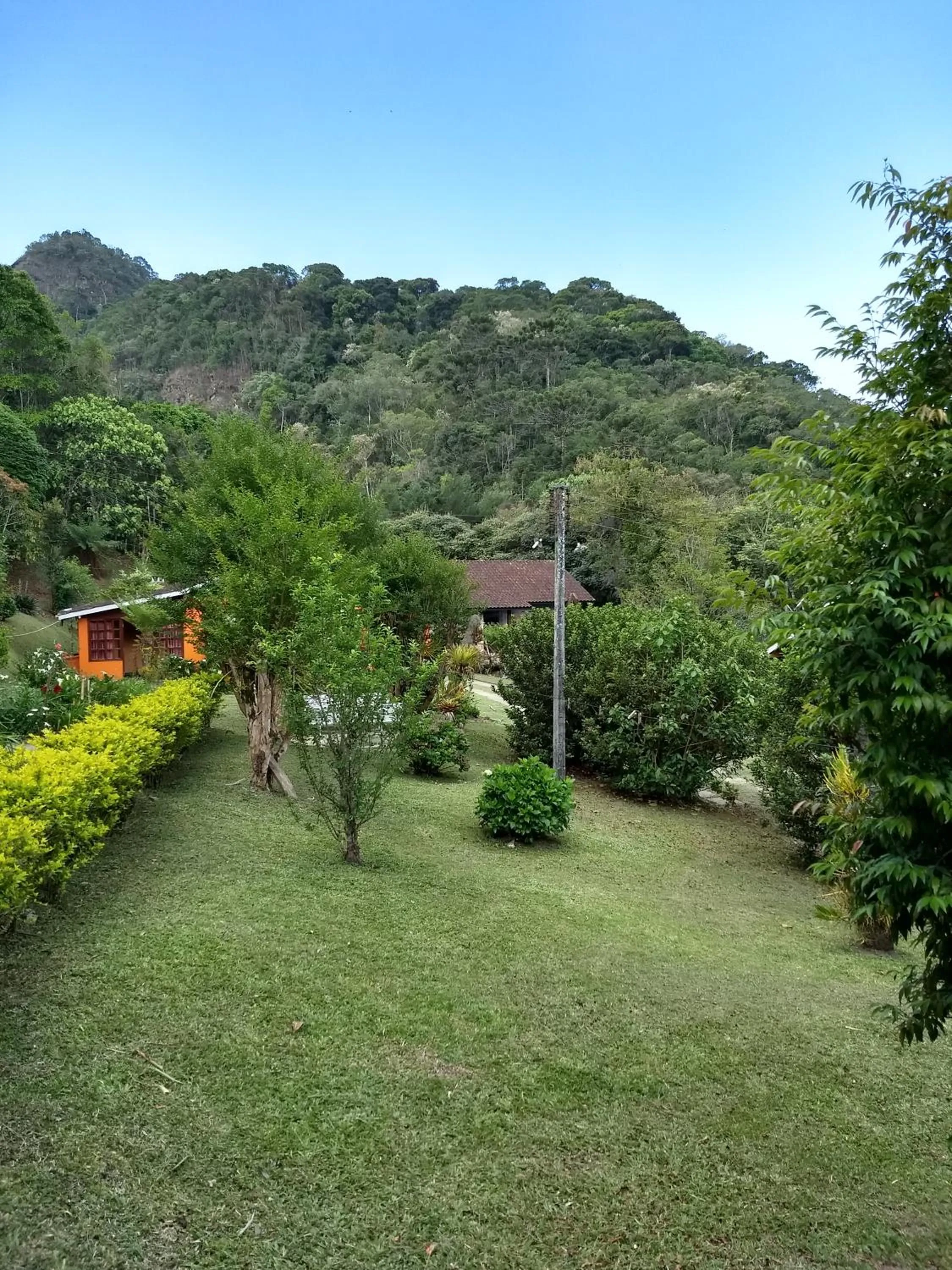 Garden view in Pousada Pedra da Gávea
