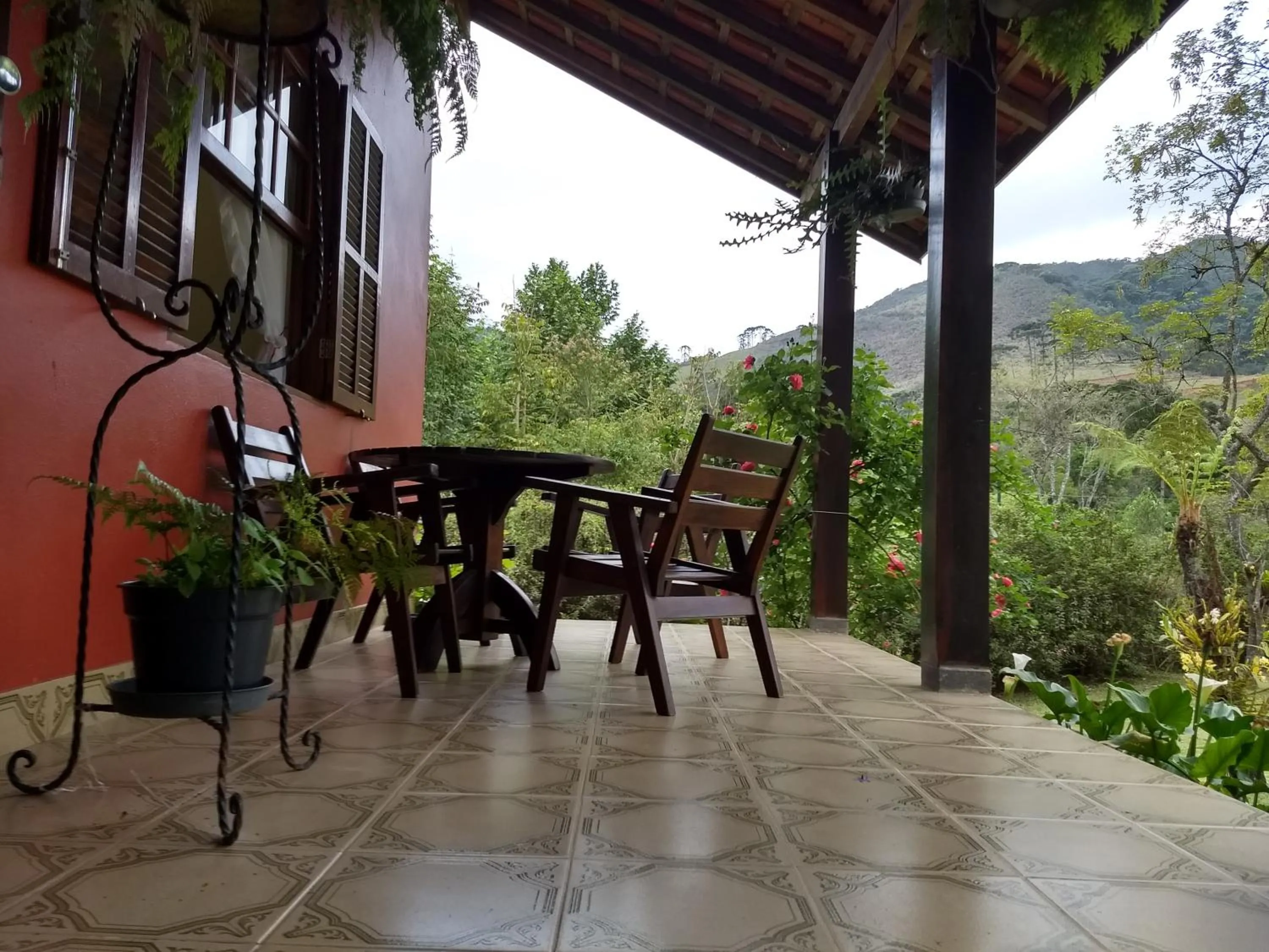 Patio in Pousada Pedra da Gávea