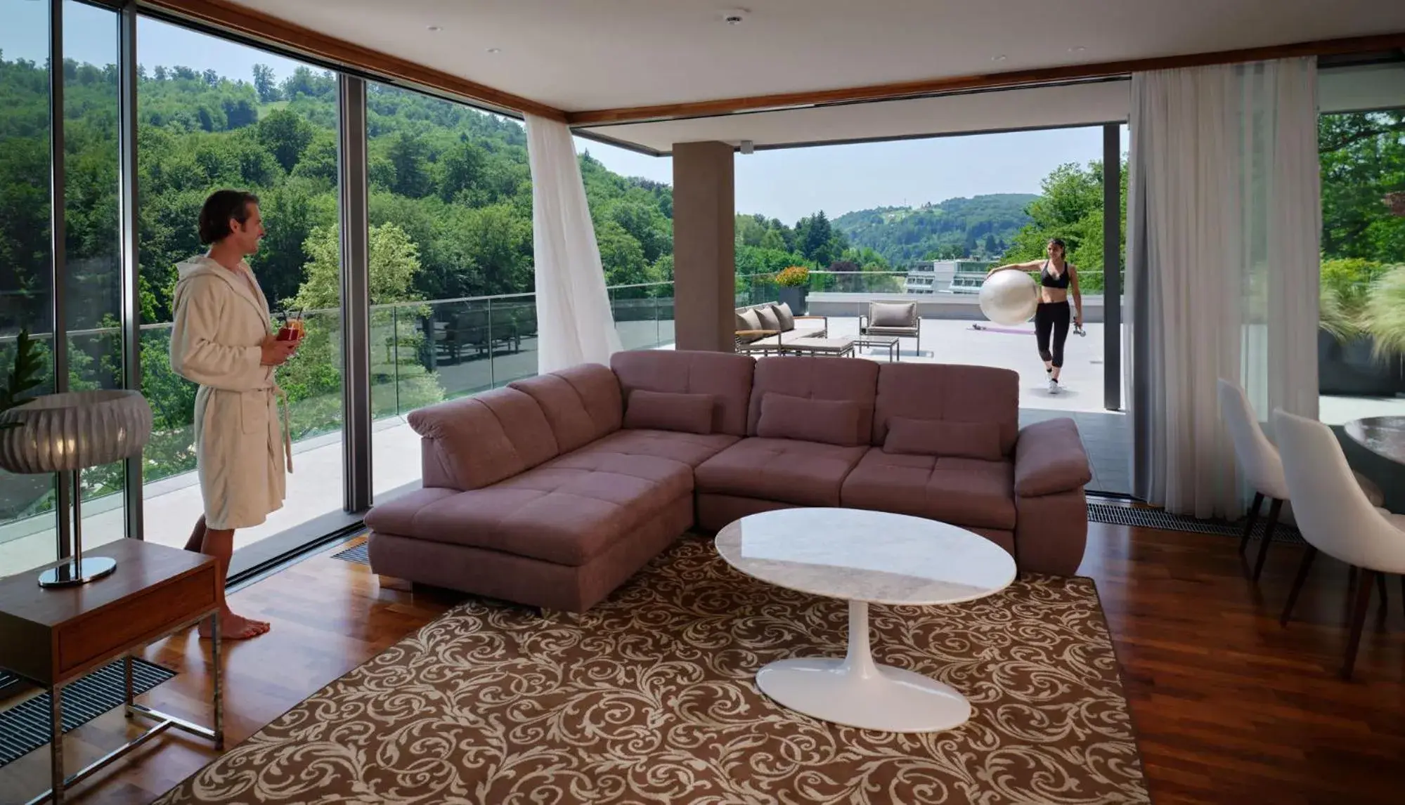 Living room in Atlantida Boutique Hotel Living room in Atlantida Boutique Hotel