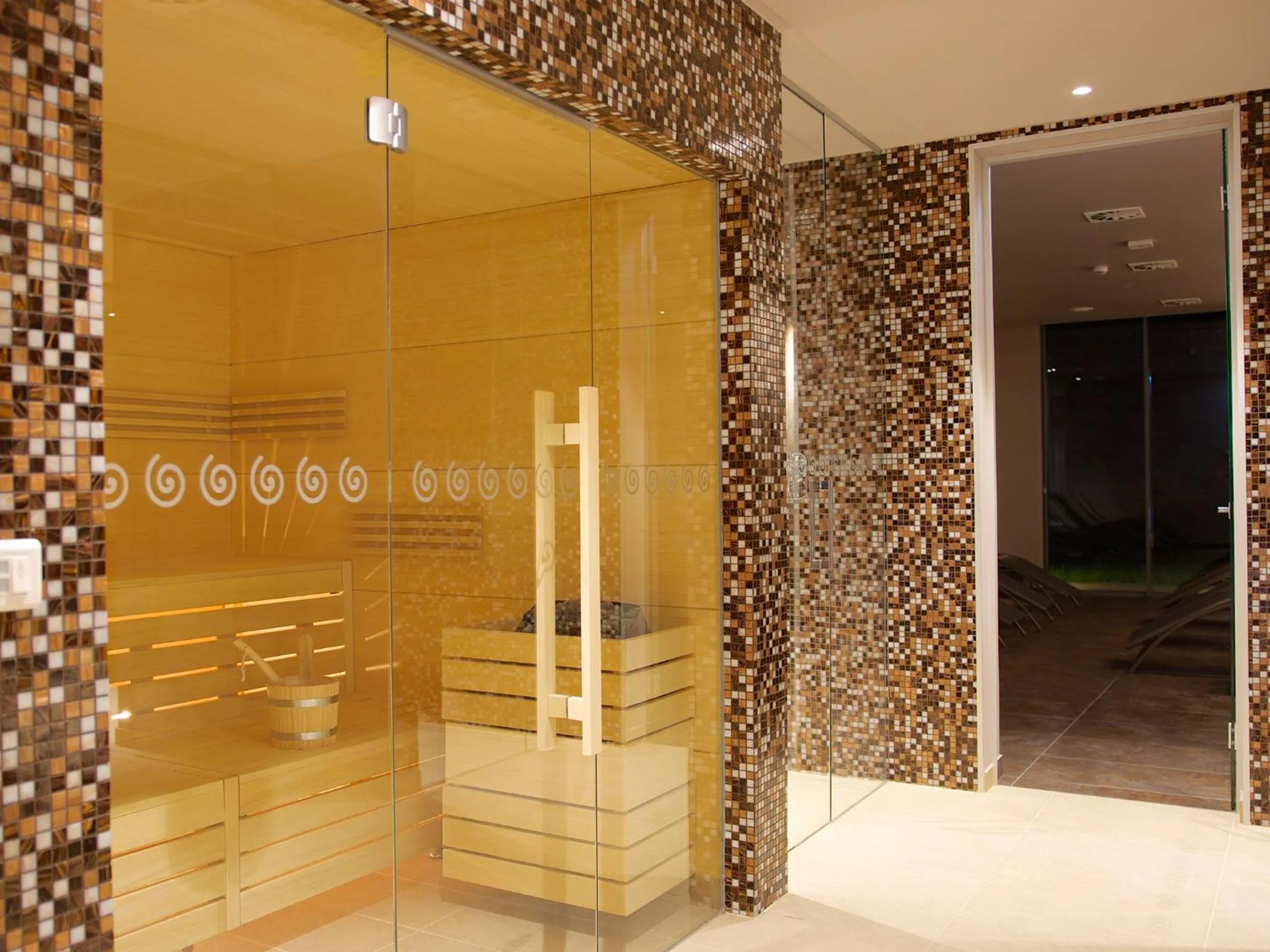 Sauna in Atlantida Boutique Hotel