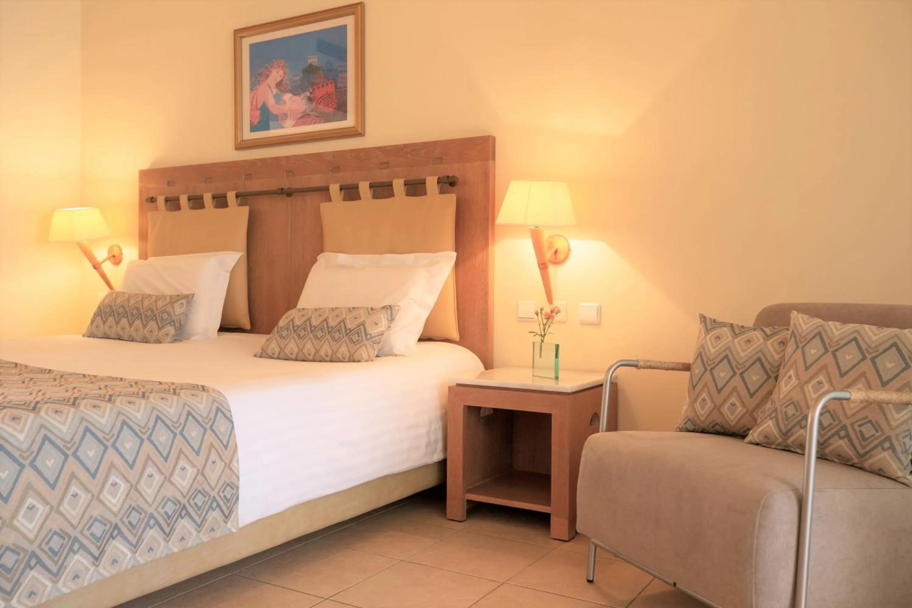 Bed in Giannoulis - Santa Marina Plaza (Adults Only)