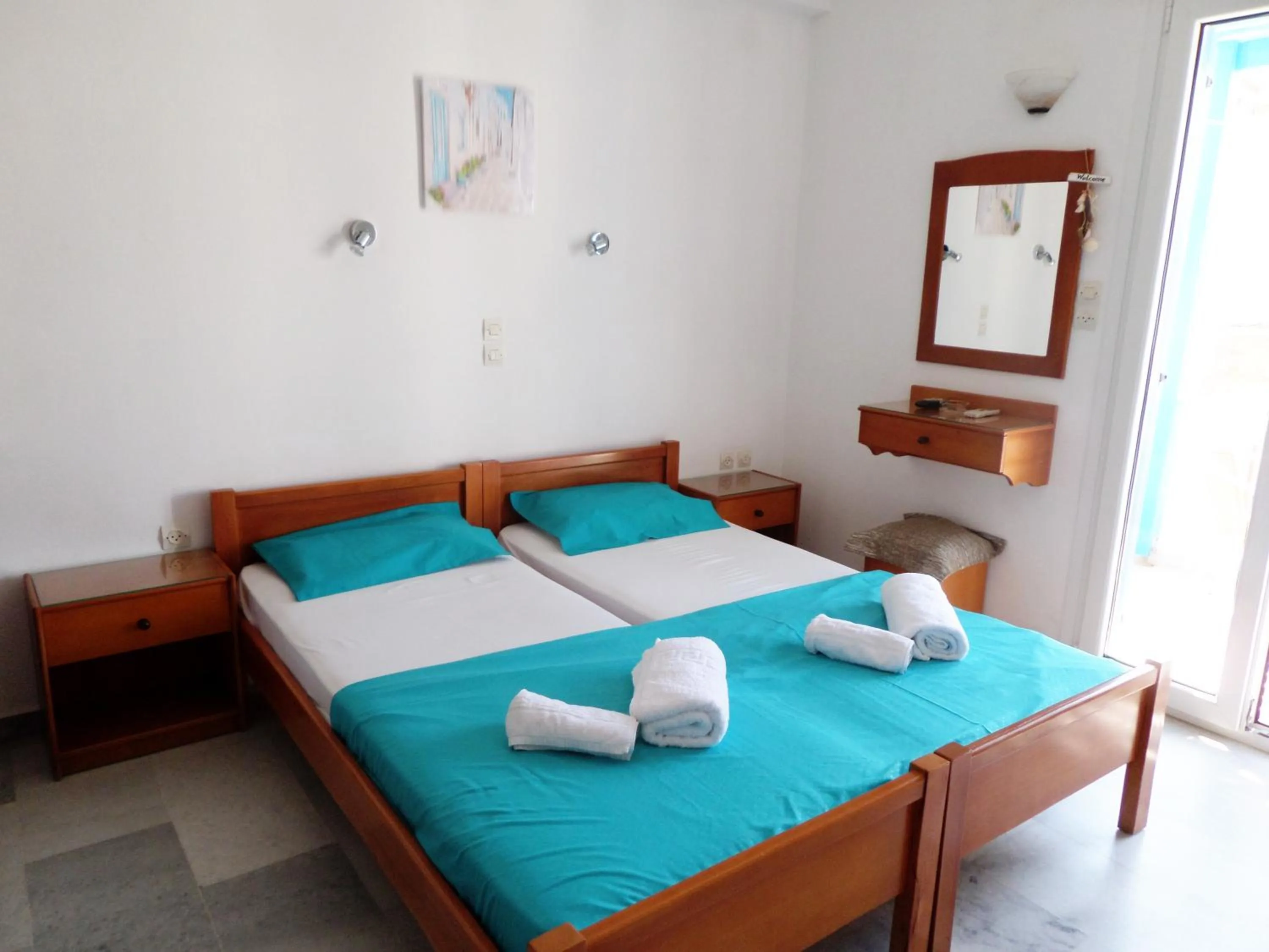 Bed in Studios Rea Sun