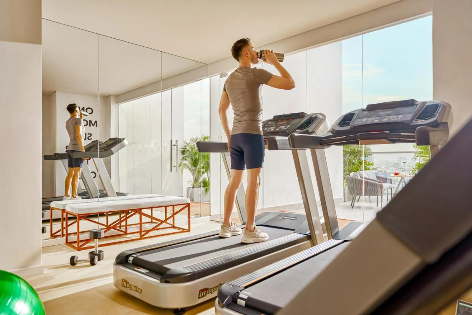 Fitness centre/facilities in M Village Hotel Kim Mã