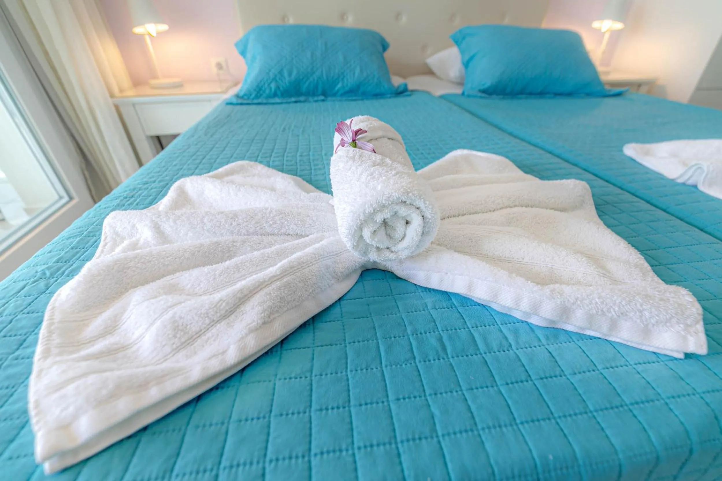 Bed in Palapart Gikas Gouvia