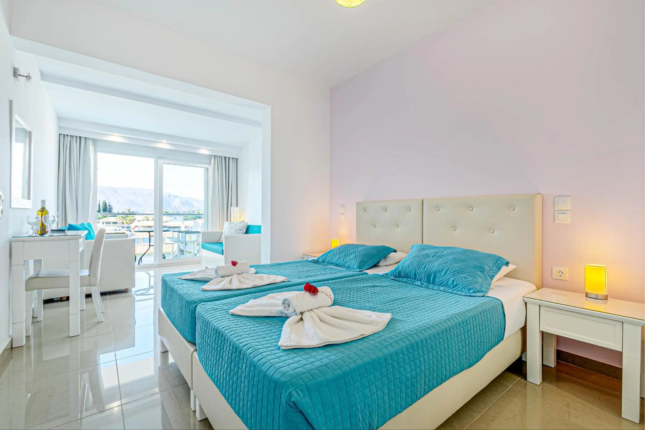 Bed in Palapart Gikas Gouvia