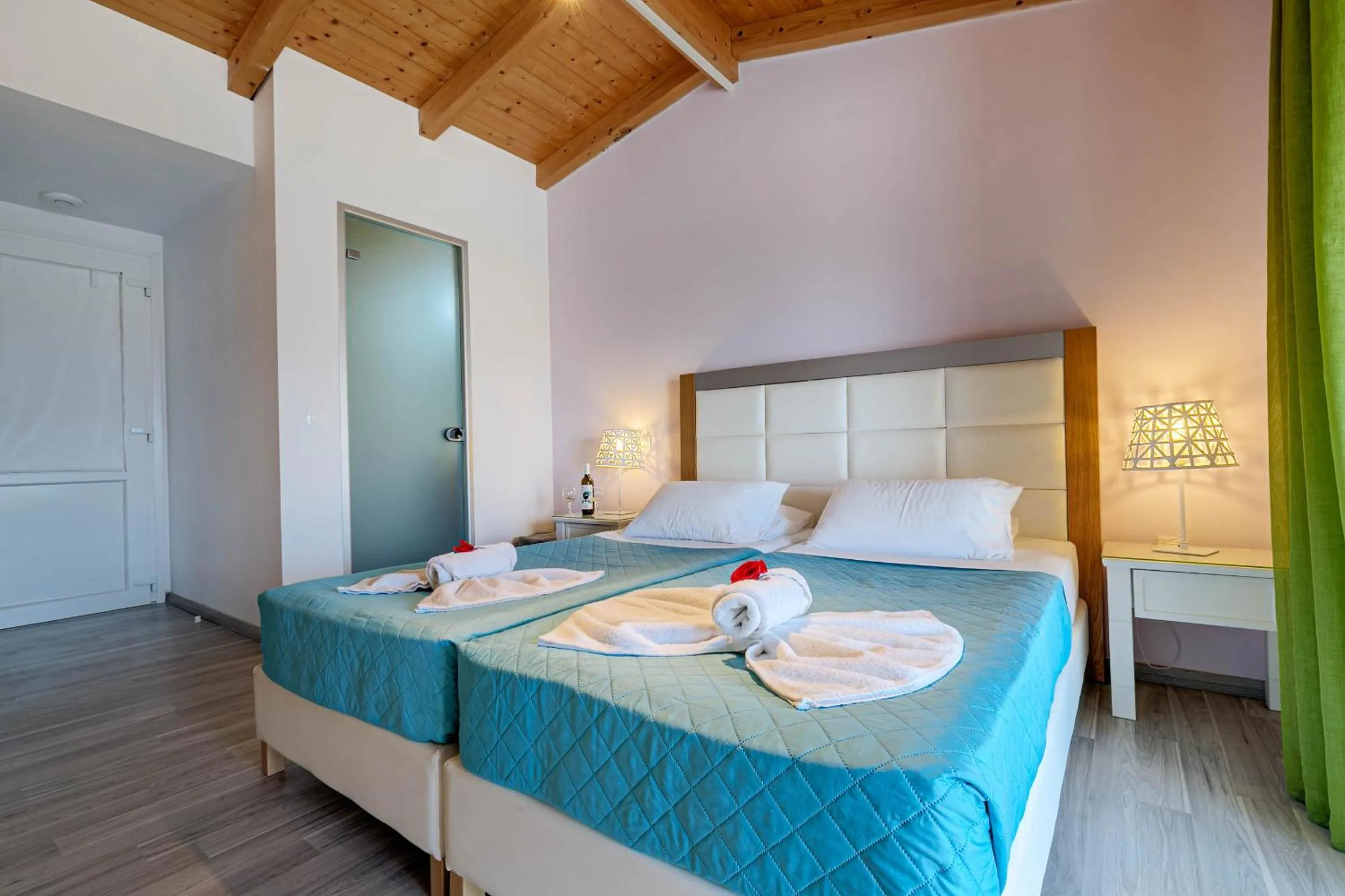 Bed in Palapart Gikas Gouvia