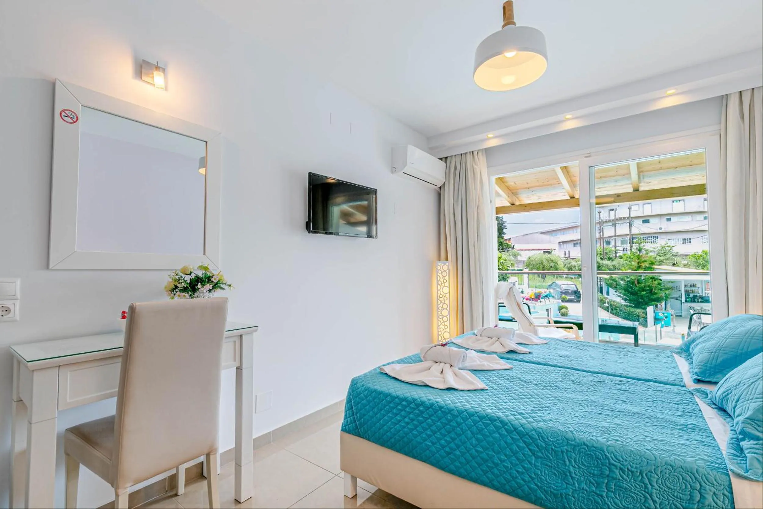 Bed in Palapart Gikas Gouvia