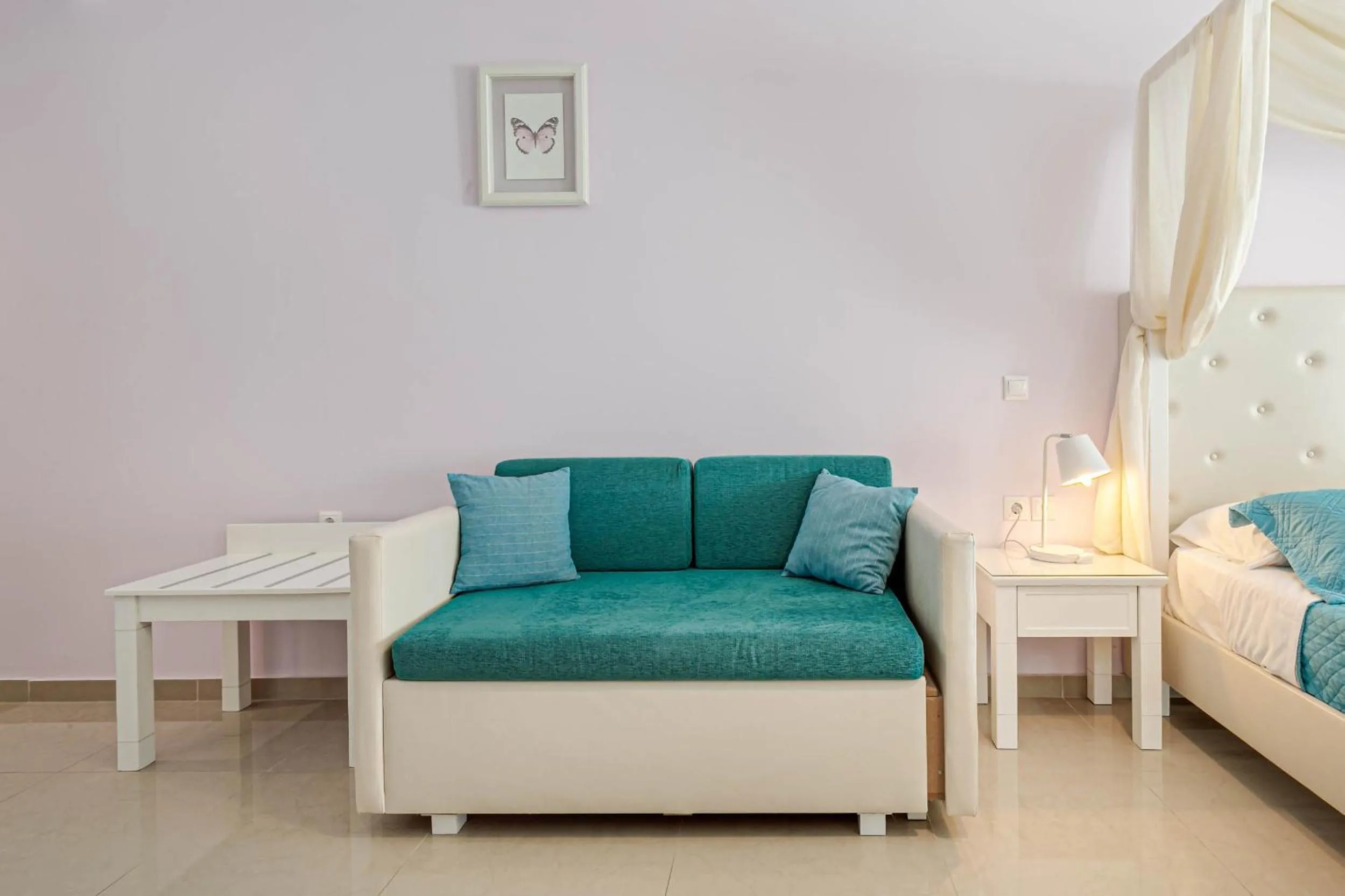 Bed in Palapart Gikas Gouvia
