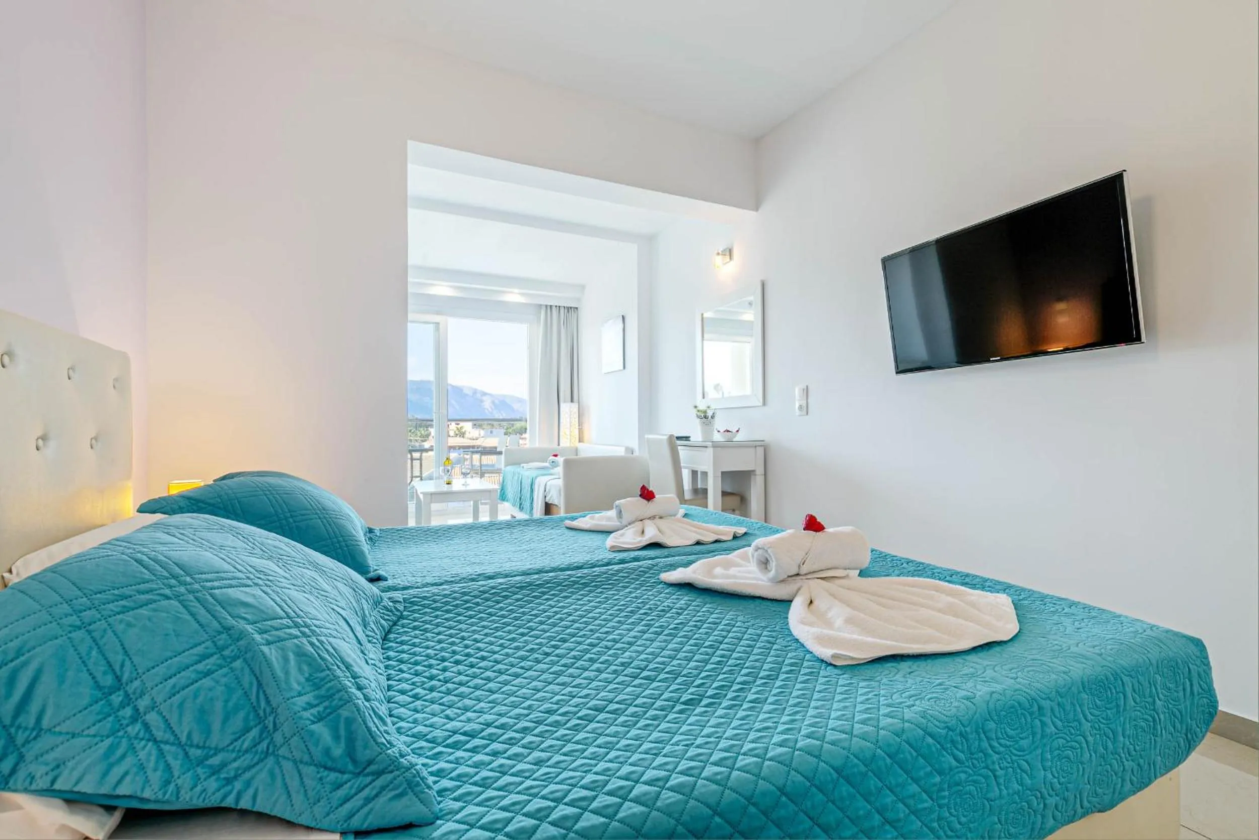 Bed in Palapart Gikas Gouvia