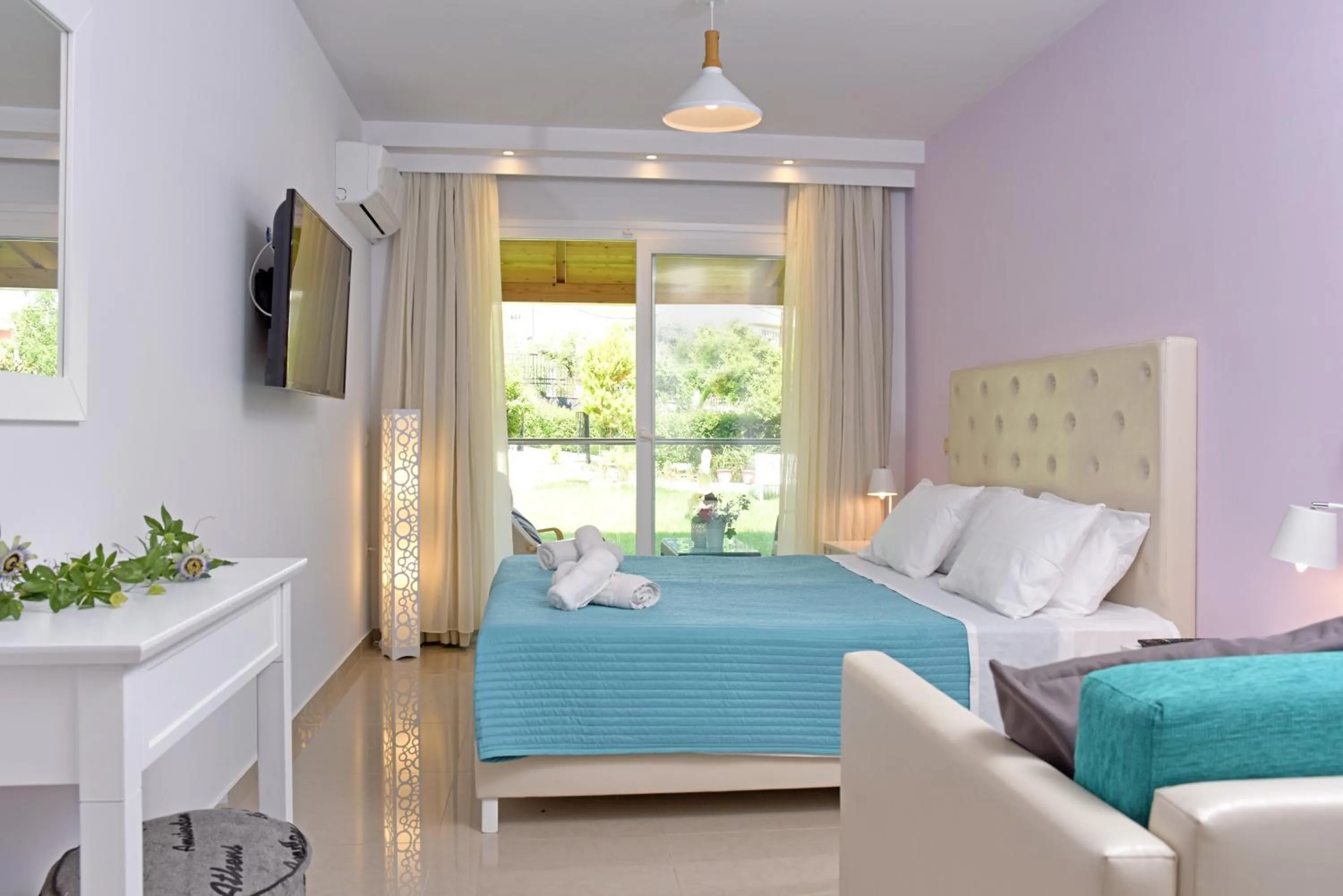 Bedroom, Bed in Palapart Gikas Gouvia