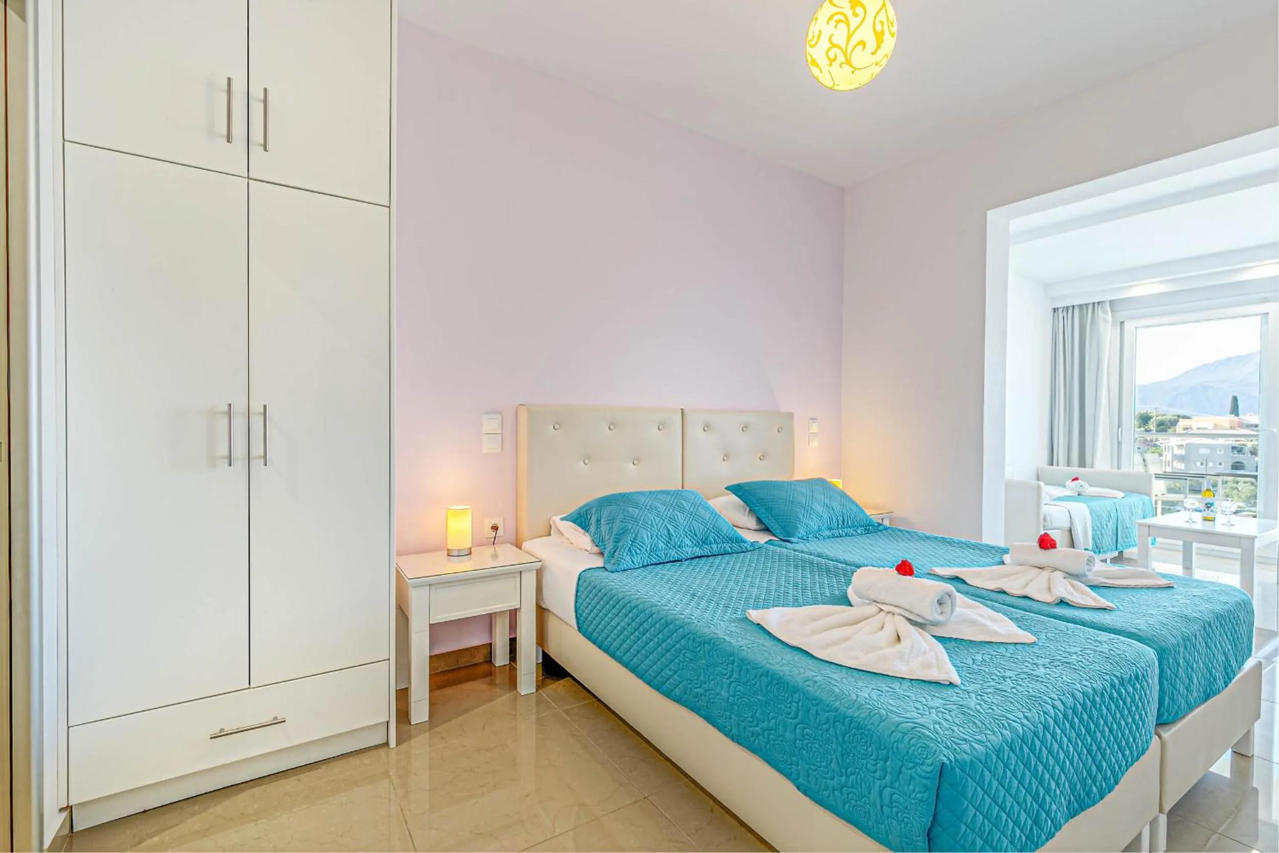 Bed in Palapart Gikas Gouvia