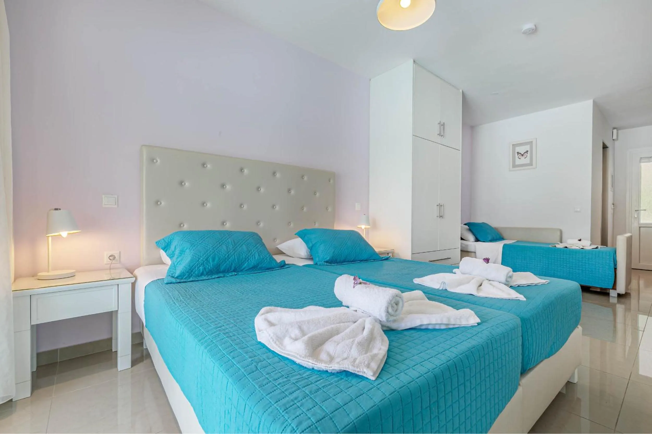 Bed in Palapart Gikas Gouvia