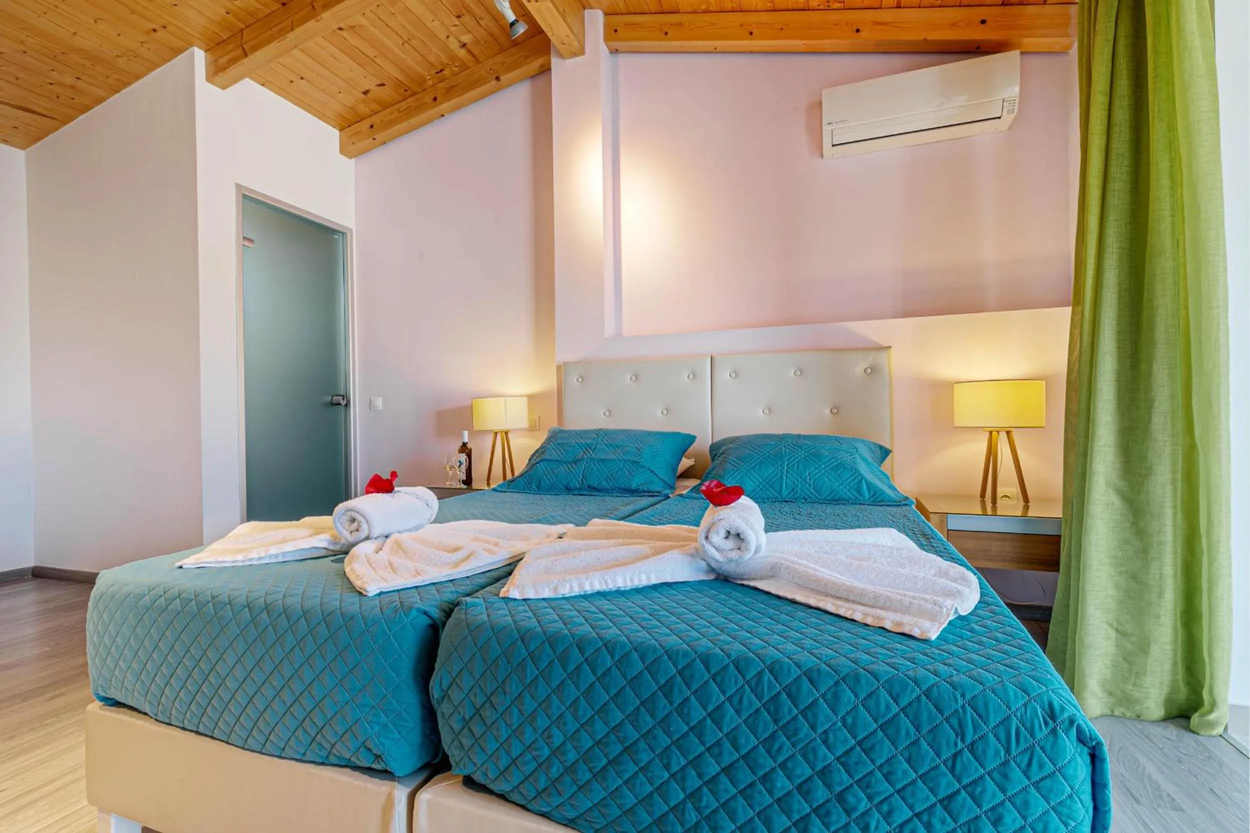 Bed in Palapart Gikas Gouvia