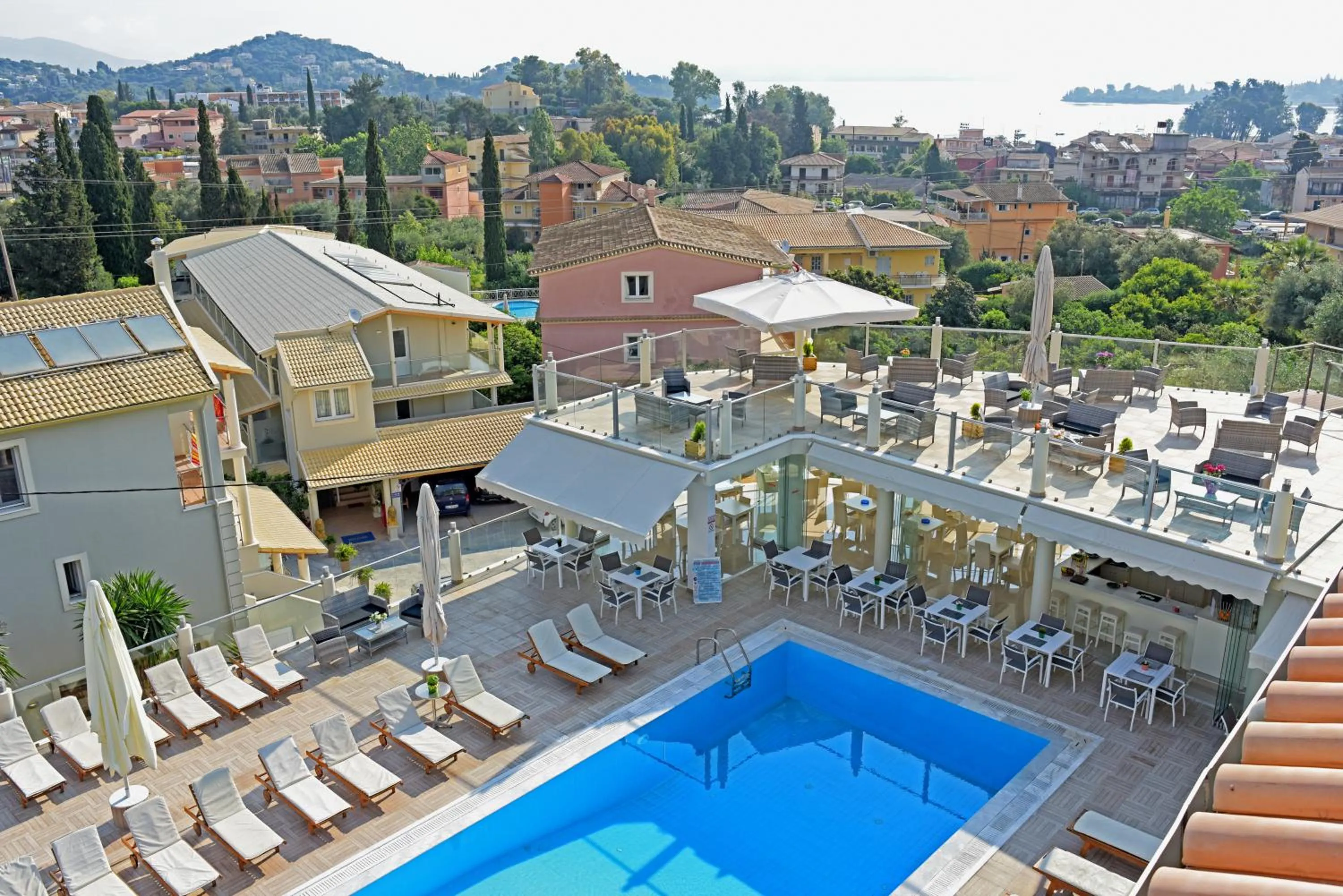 Pool view in Palapart Gikas Gouvia